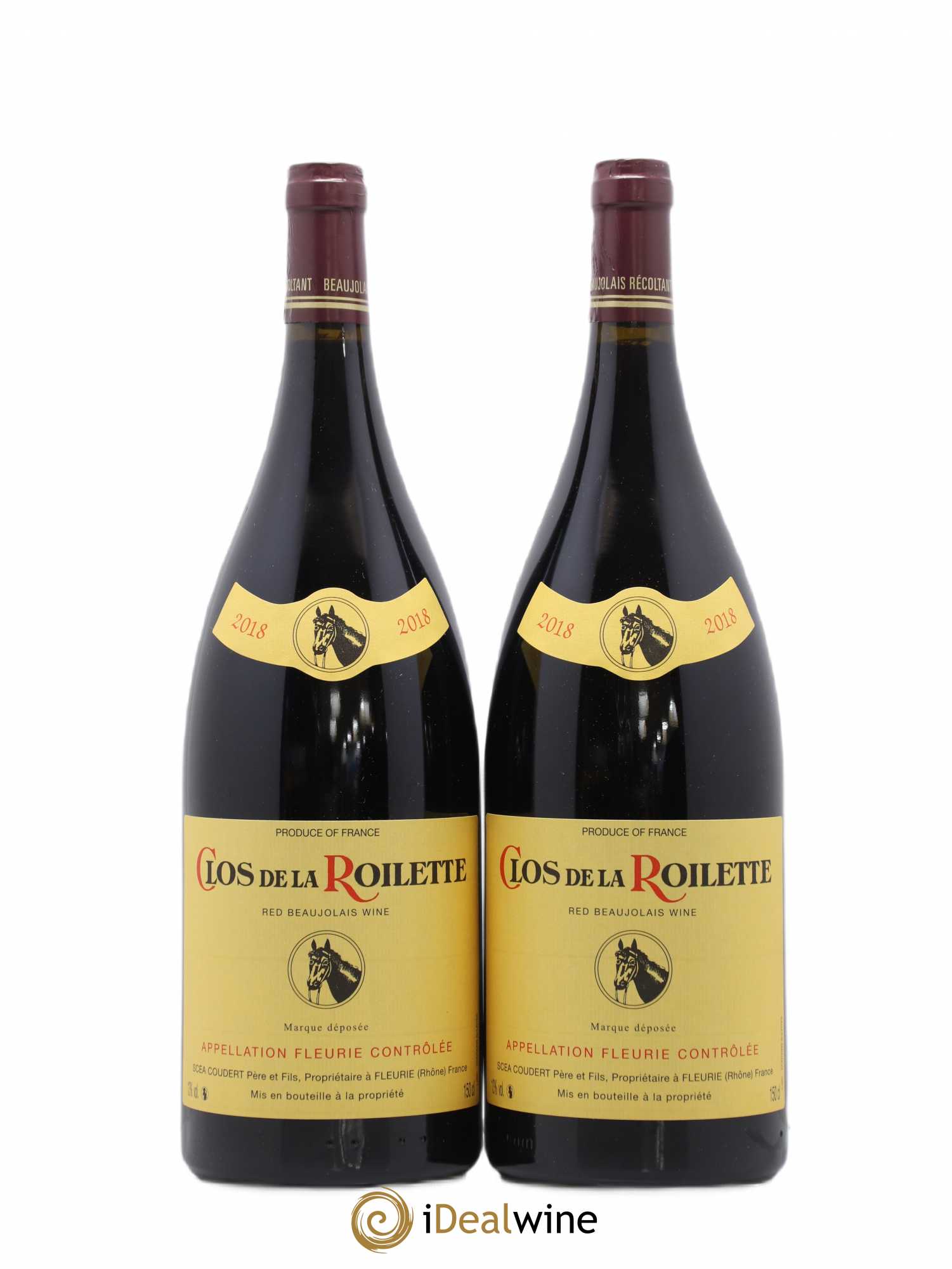 Fleurie Clos de la Roilette 2018 - Lot de 2 magnums - 0