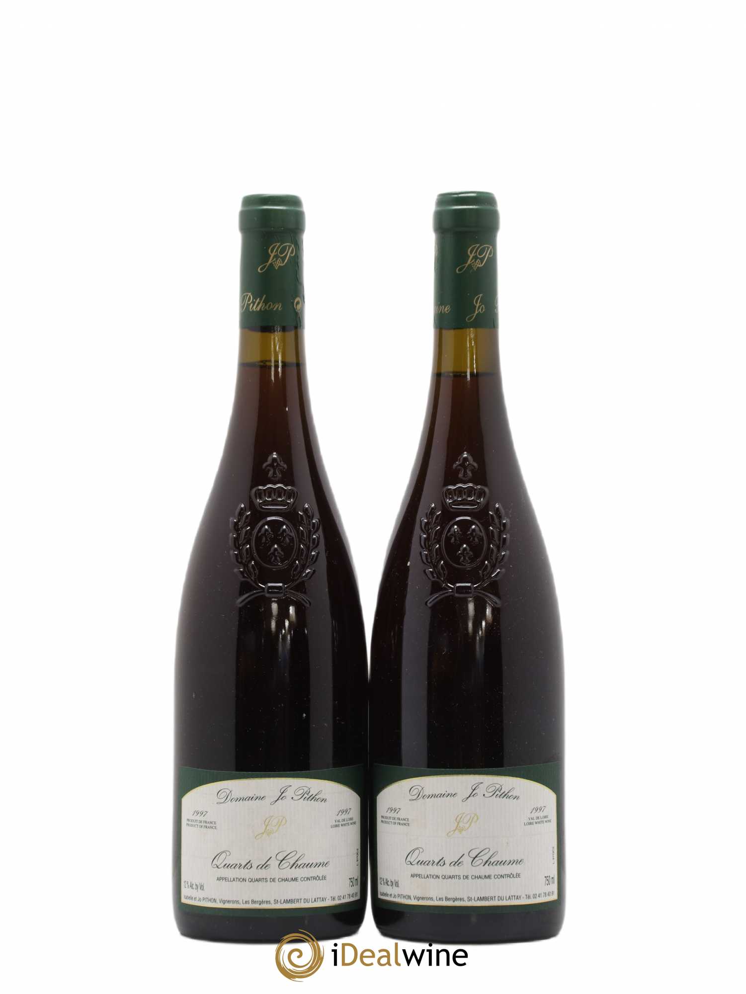 Quarts de Chaume Jo Pithon (Domaine) 1997 - Lotto di 2 bottiglie - 0