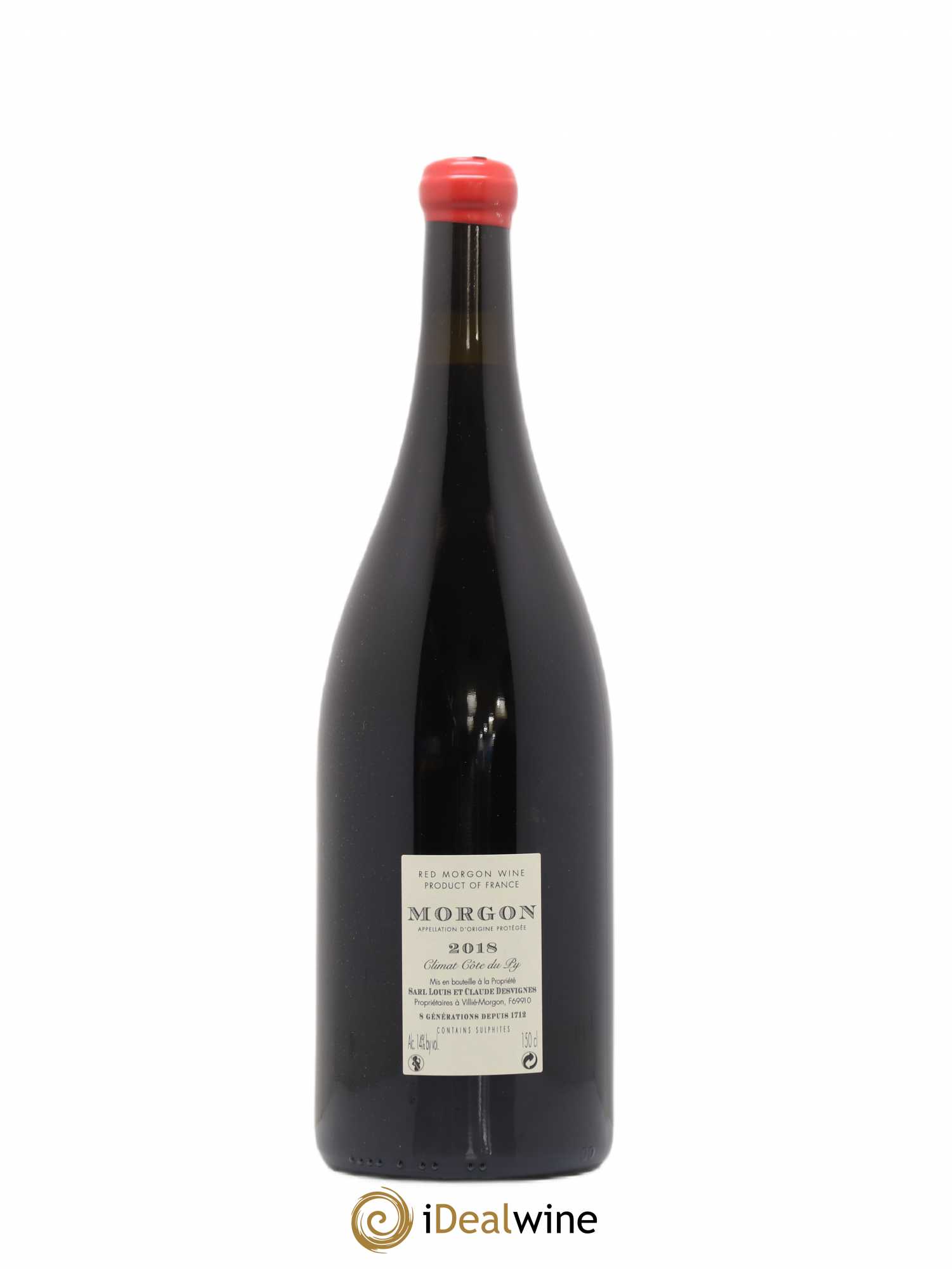 Morgon Côte du Py Louis-Claude Desvignes (sans prix de réserve) 2018 - Lot de 1 magnum - 1