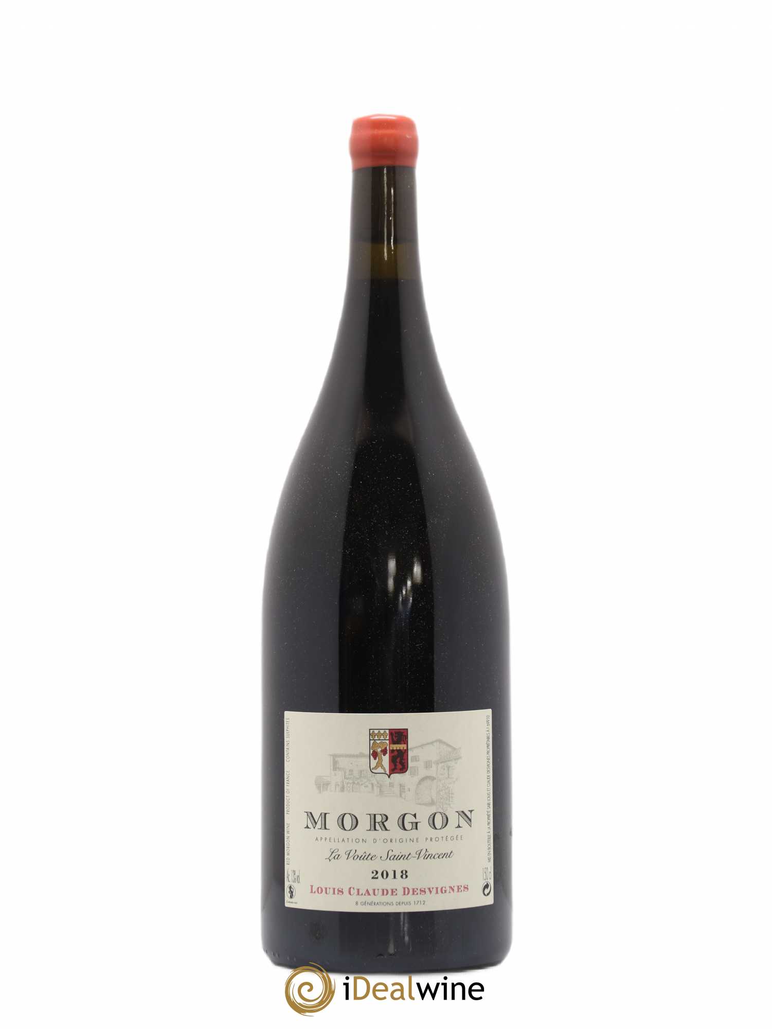Morgon La Voûte Saint Vincent Louis-Claude Desvignes 2018 - Lot de 1 magnum - 0