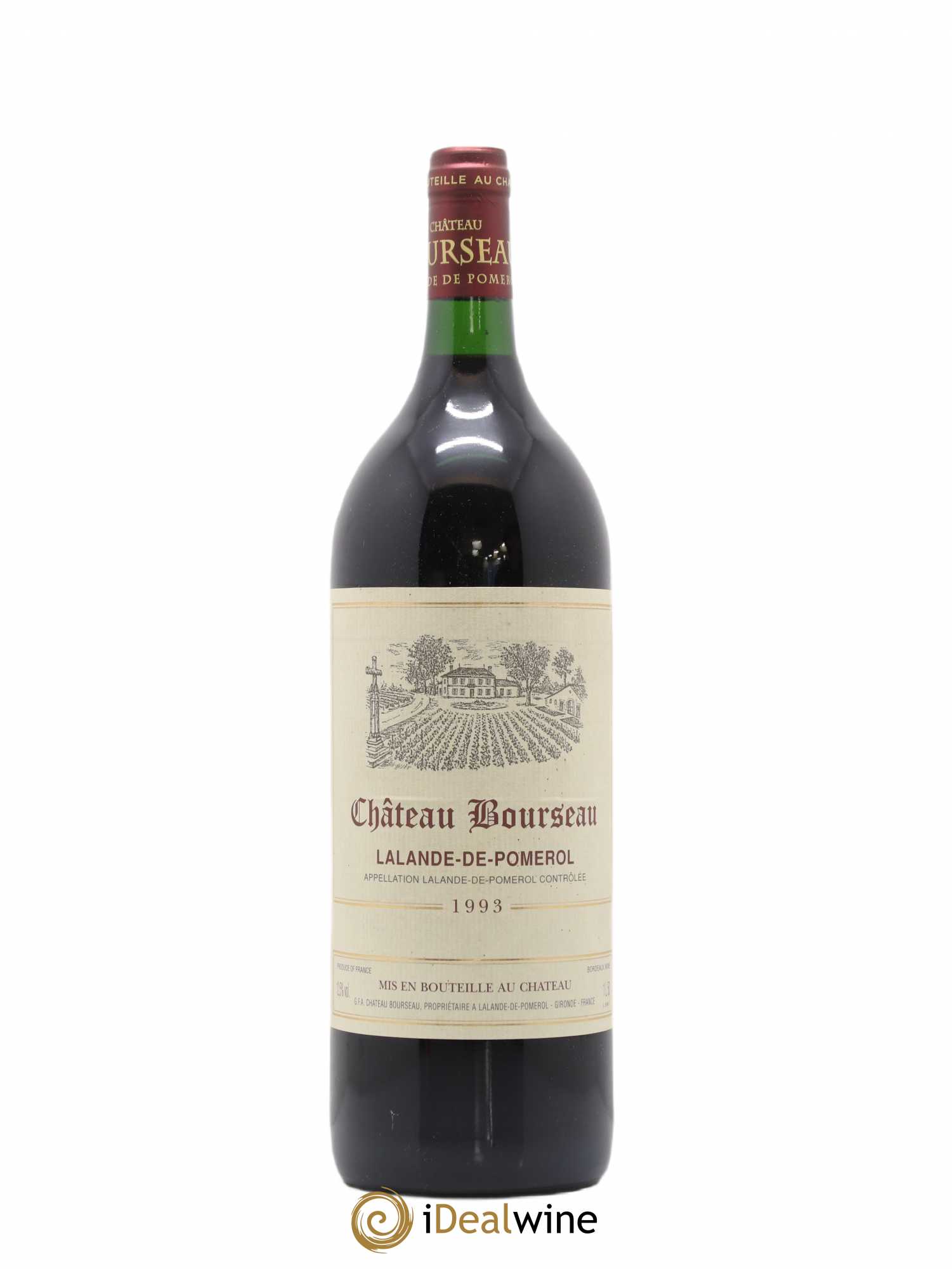 Lalande-de-Pomerol Lalande De Pomerol Château Bourseau (sans prix de réserve) 1993 - Posten von 1 Magnum - 0