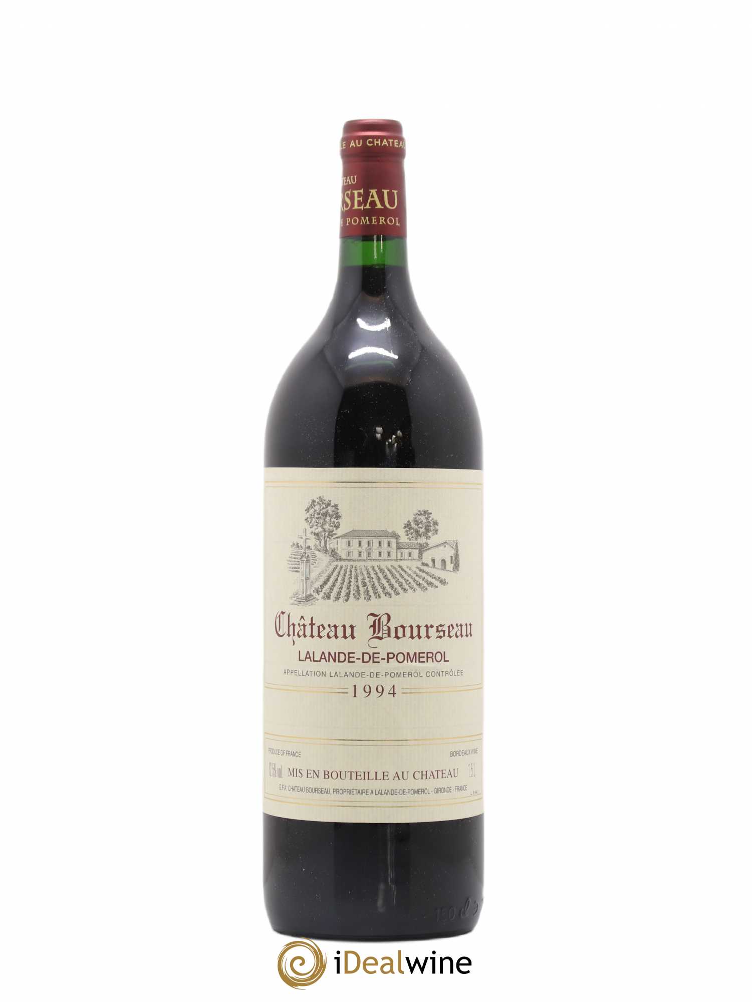 Lalande-de-Pomerol Lalande De Pomerol Château Bourseau (sans prix de réserve) 1994 - Posten von 1 Magnum - 0
