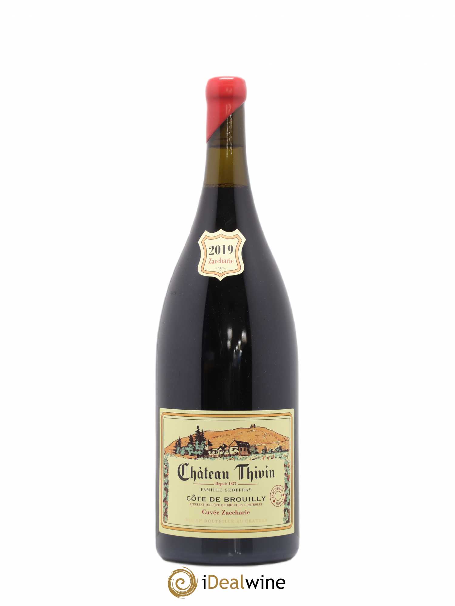 Côte de Brouilly Cuvée Zaccharie Château Thivin 2019 - Lot de 1 magnum - 0