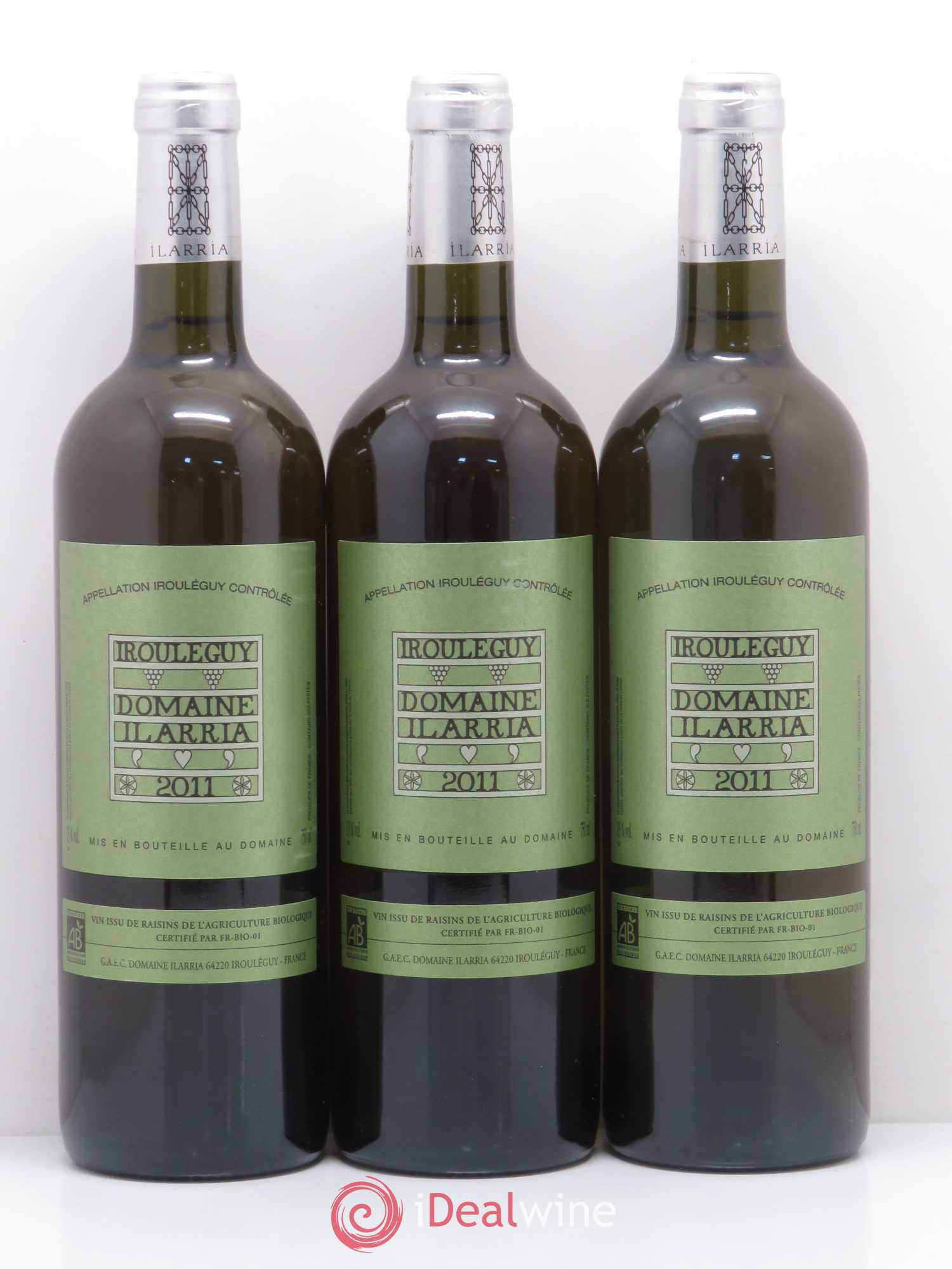 Divers Irouléguy Domaine Ilarria (sans prix de réserve) 2011 - Posten von 3 Flaschen - 0