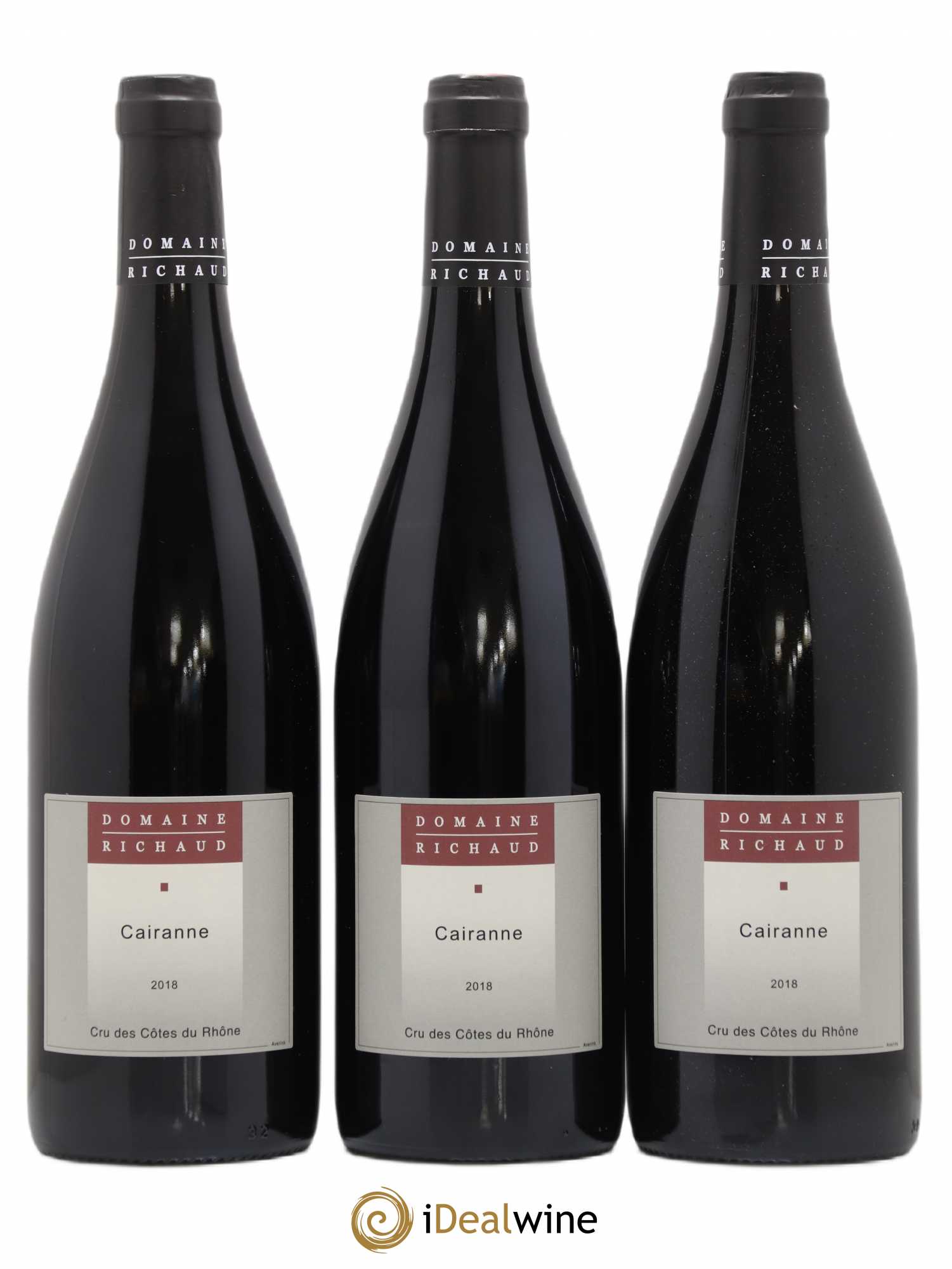 Cairanne Marcel Richaud (sans prix de réserve) 2018 - Lot de 3 bouteilles - 0