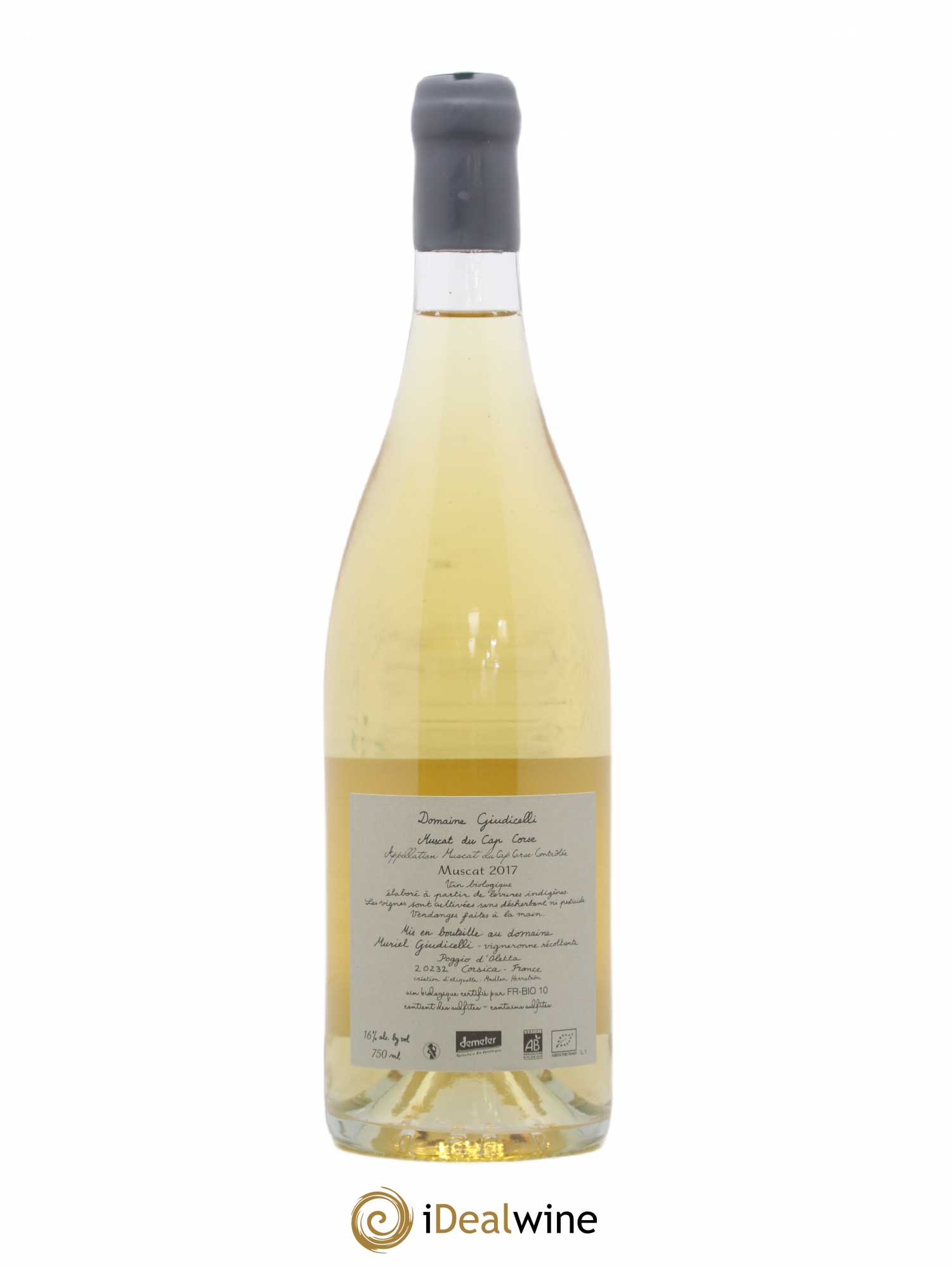 Muscat du Cap Corse Domaine Giudicelli (senza prezzo di riserva) 2017 - Lotto di 1 bottiglia - 1