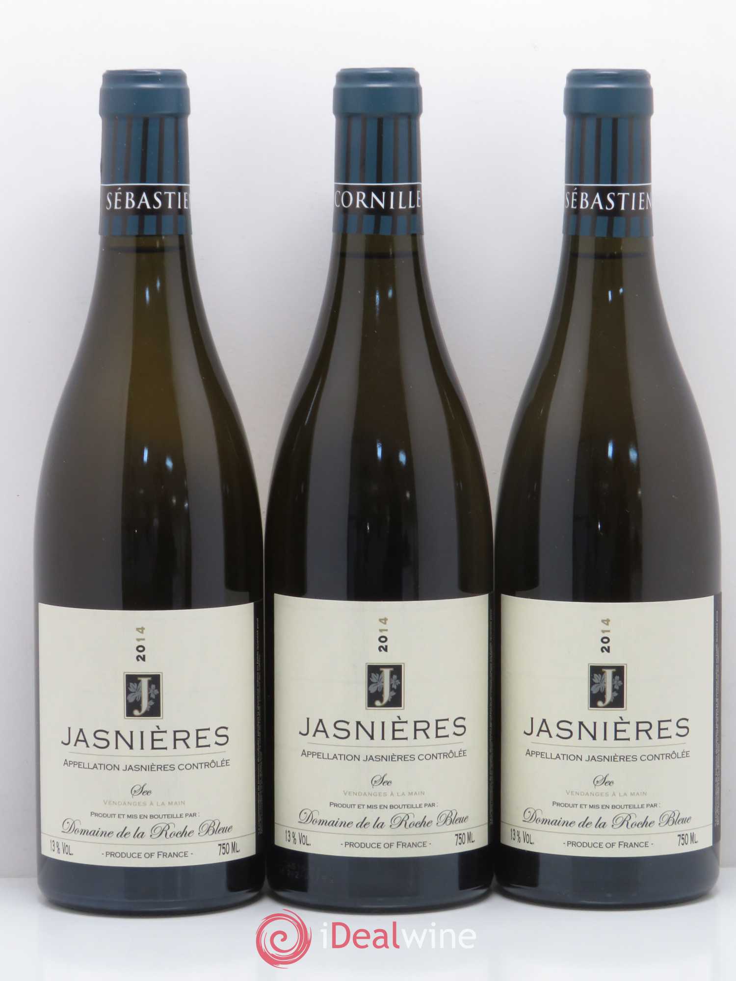 Jasnières Domaine de La Roche Bleue (sans prix de réserve) 2014 - Posten von 3 Flaschen - 0