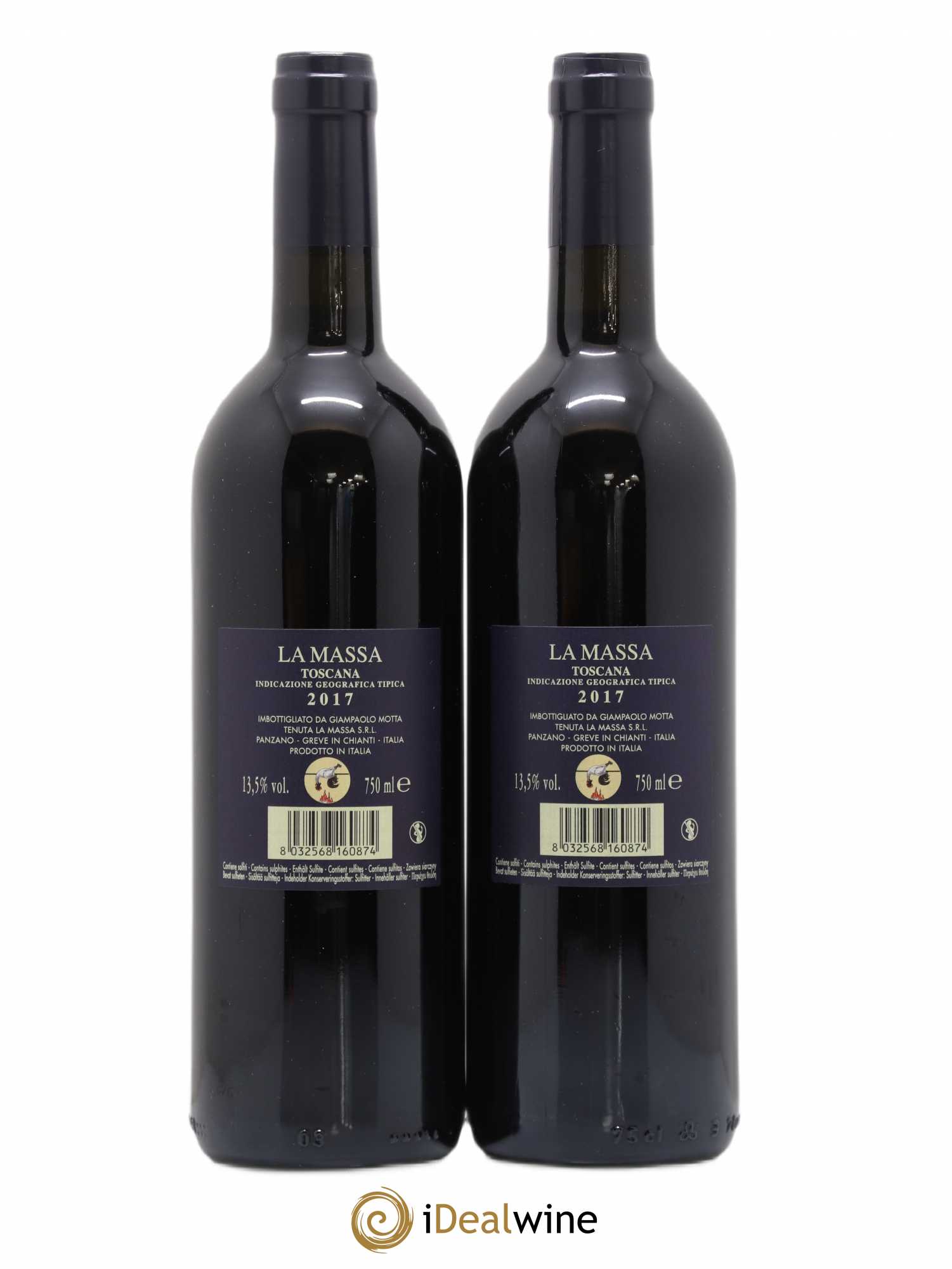 Toscana IGT La Massa Fattoria La Massa (sans prix de réserve) 2017 - Posten von 2 Flaschen - 1