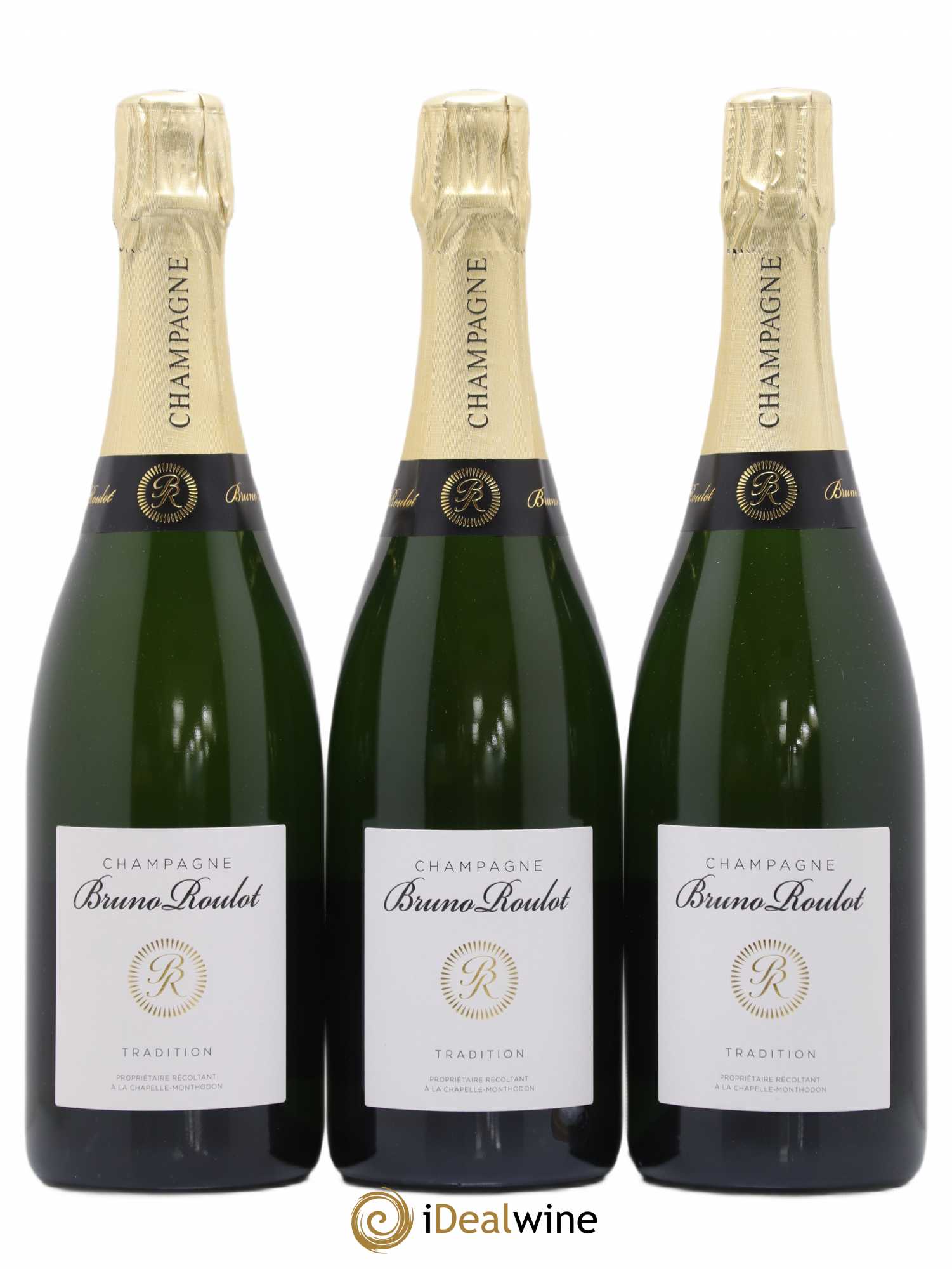 Champagne Brut Tradition Roulot (sans prix de réserve) - Posten von 3 Flaschen - 0