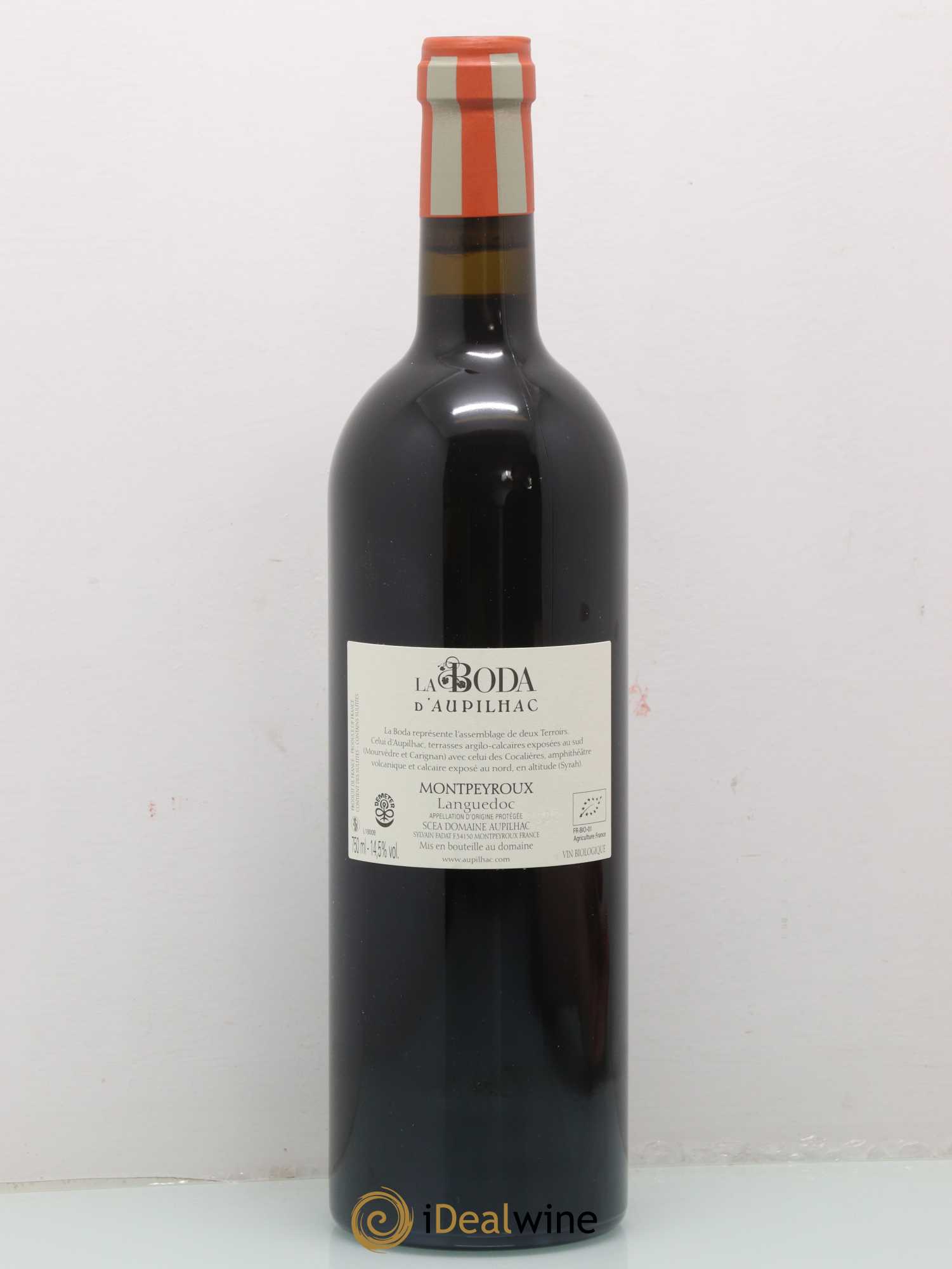 Languedoc Montpeyroux Aupilhac (Domaine d') La Boda Sylvain Fadat (sans prix de réserve) 2018 - Lot de 1 bouteille - 1
