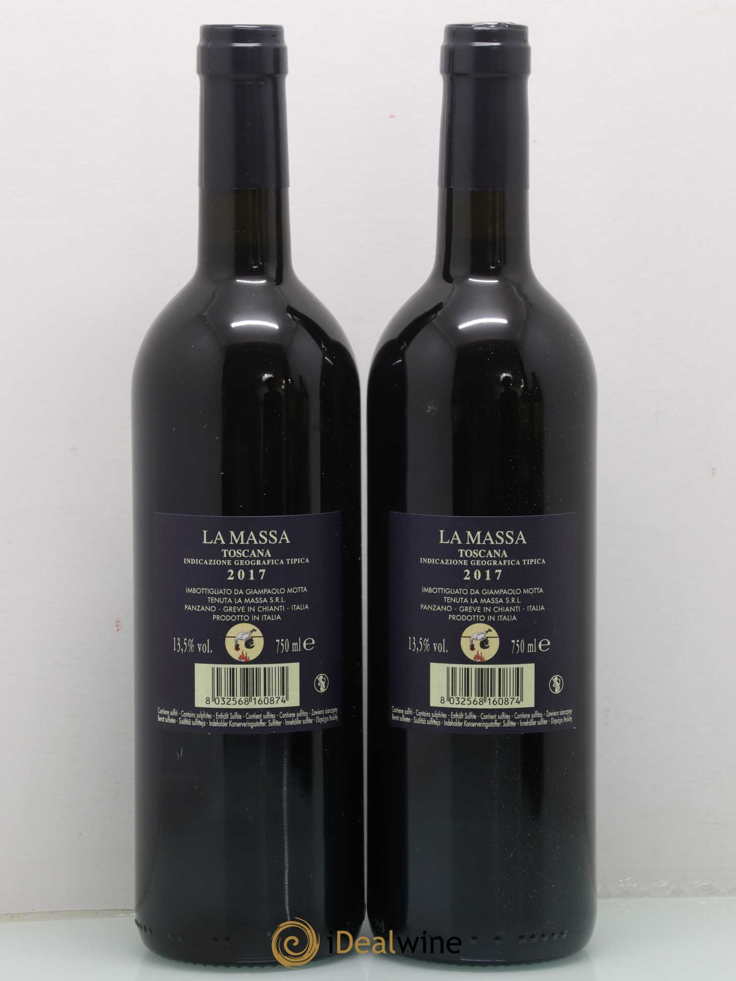 Toscana IGT La Massa Fattoria La Massa (no reserve) 2017 - Lot of 2 bottles - 1