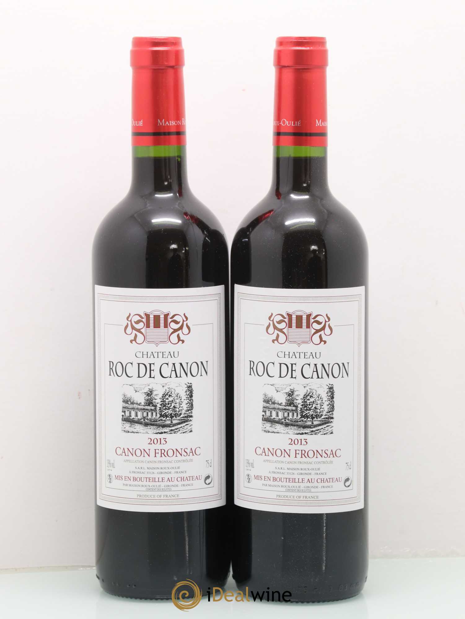 Canon-Fronsac Château Roc De Canon 2013 - Lot de 2 bouteilles - 0