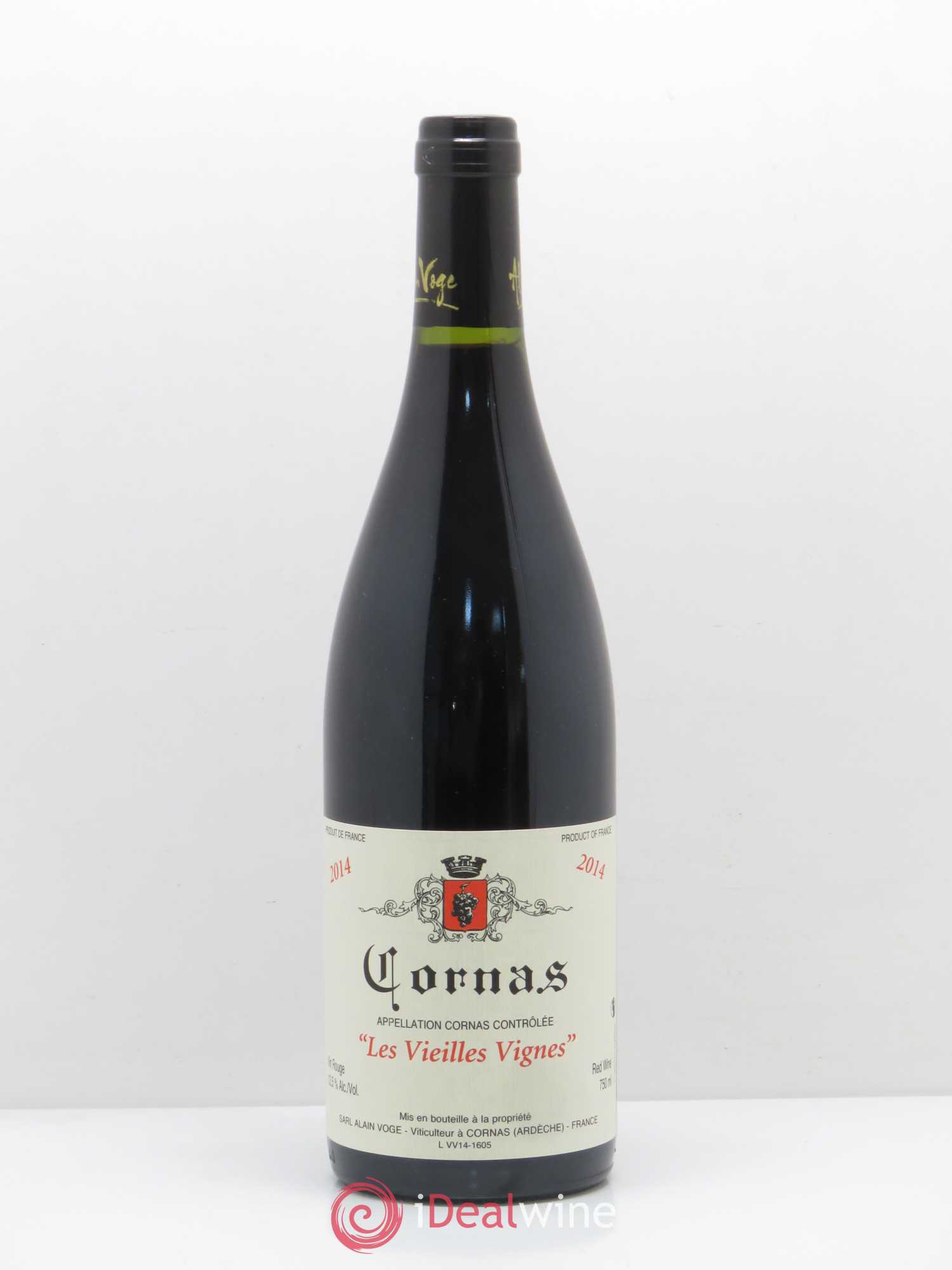Cornas Les Vieilles Vignes Alain Voge (Domaine) 2014 - Lot de 1 bouteille - 0