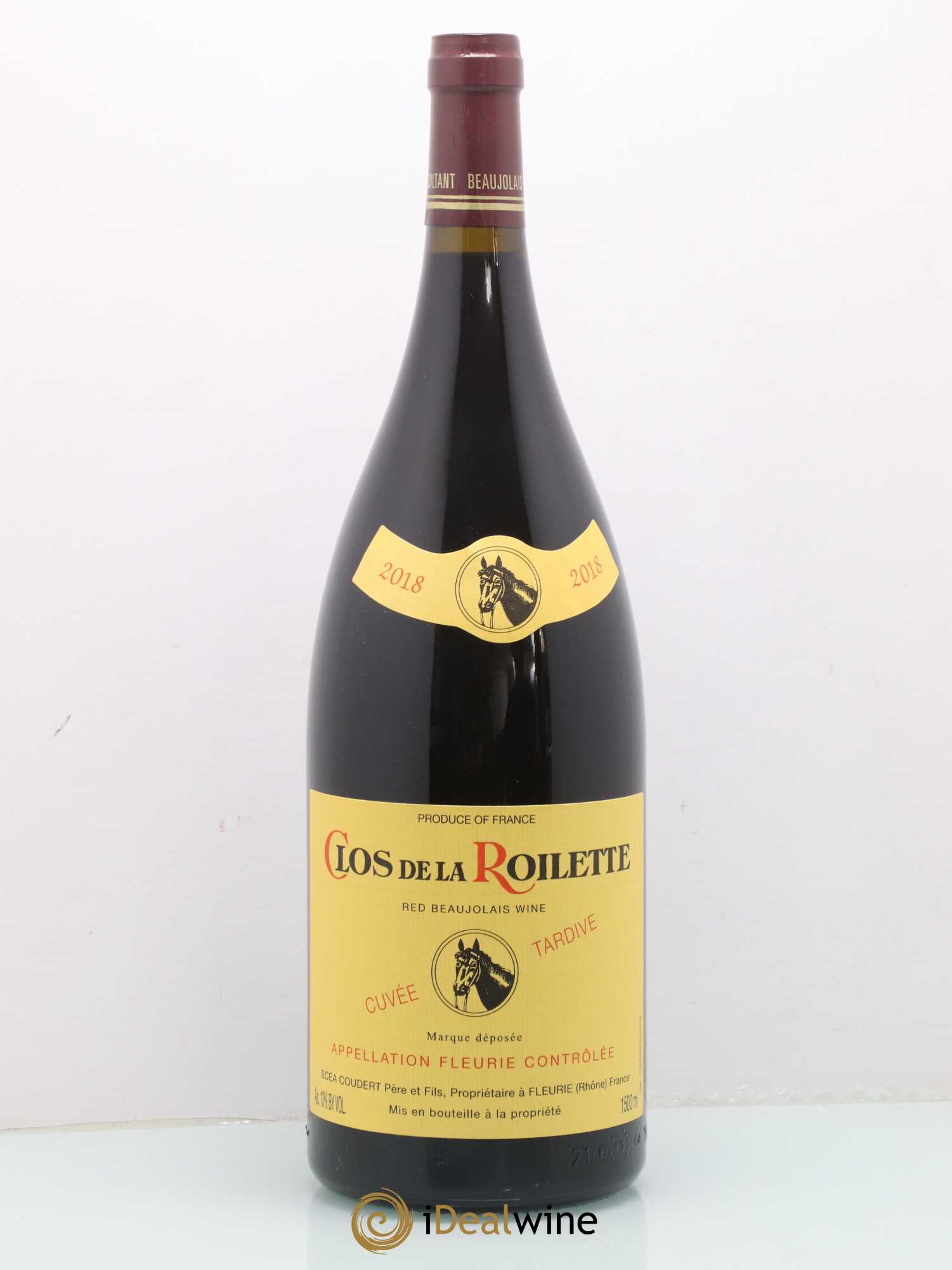 Fleurie Cuvée Tardive Clos de la Roilette 2018 - Lot de 1 magnum - 0