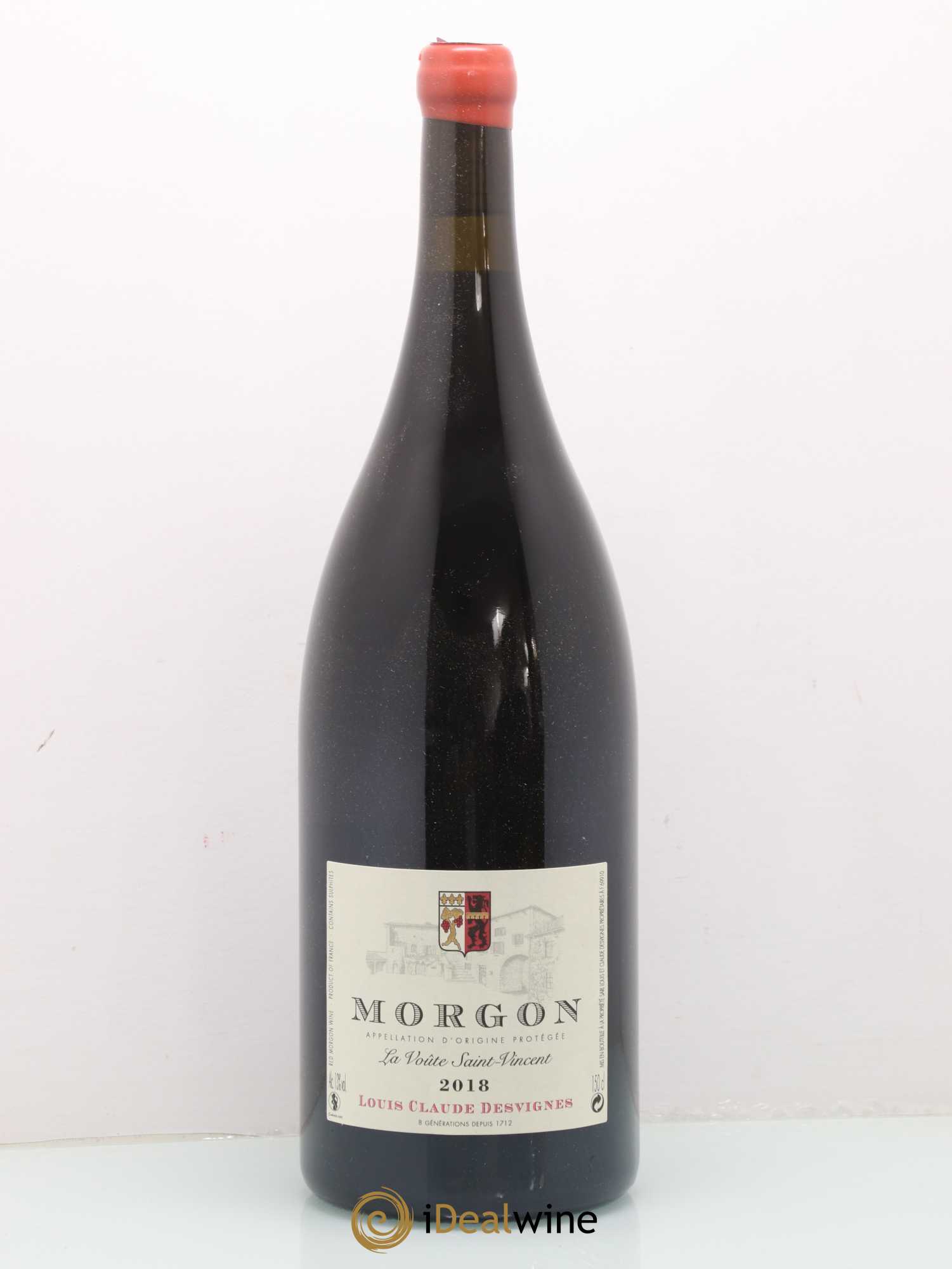 Morgon La Voûte Saint Vincent Louis-Claude Desvignes 2018 - Lot de 1 magnum - 0