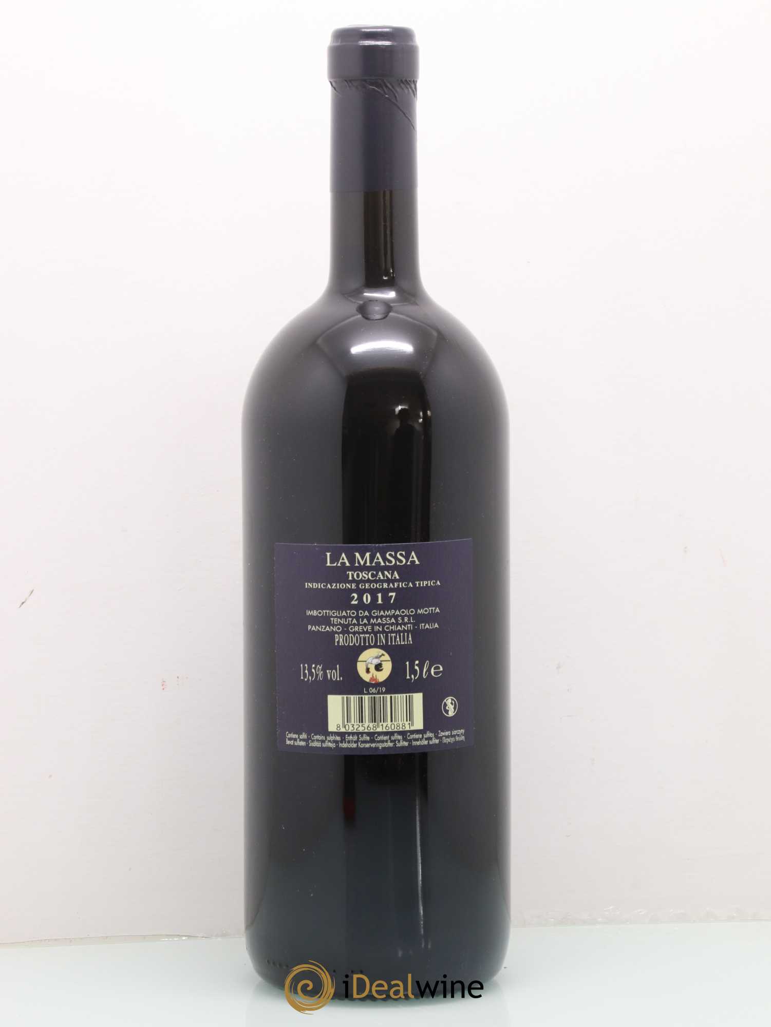 Toscana IGT La Massa Fattoria La Massa (sans prix de réserve) 2017 - Posten von 1 Magnum - 1