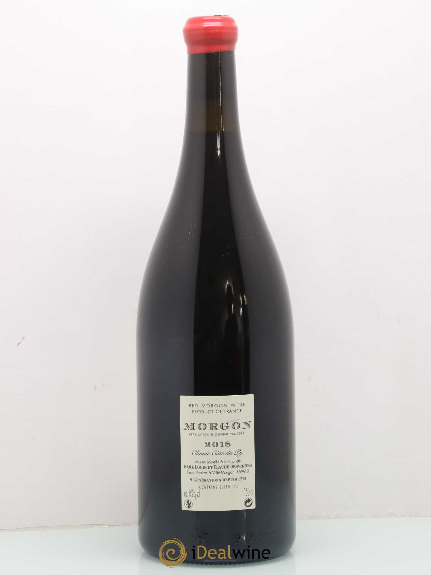 Morgon Côte du Py Louis-Claude Desvignes (sans prix de réserve) 2018 - Lot de 1 magnum - 1