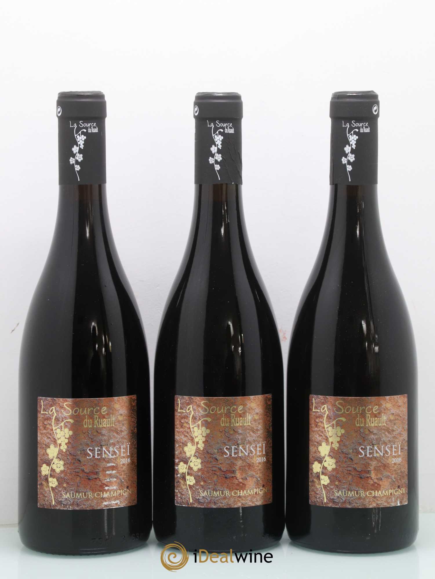 Saumur-Champigny Senseï La Source Du Ruault (sans prix de réserve) 2016 - Lot de 3 bouteilles - 0