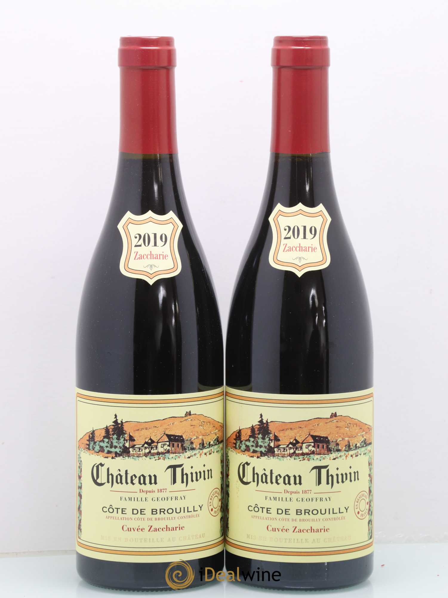 Côte de Brouilly Cuvée Zaccharie Château Thivin 2019 - Lot de 2 bouteilles - 0