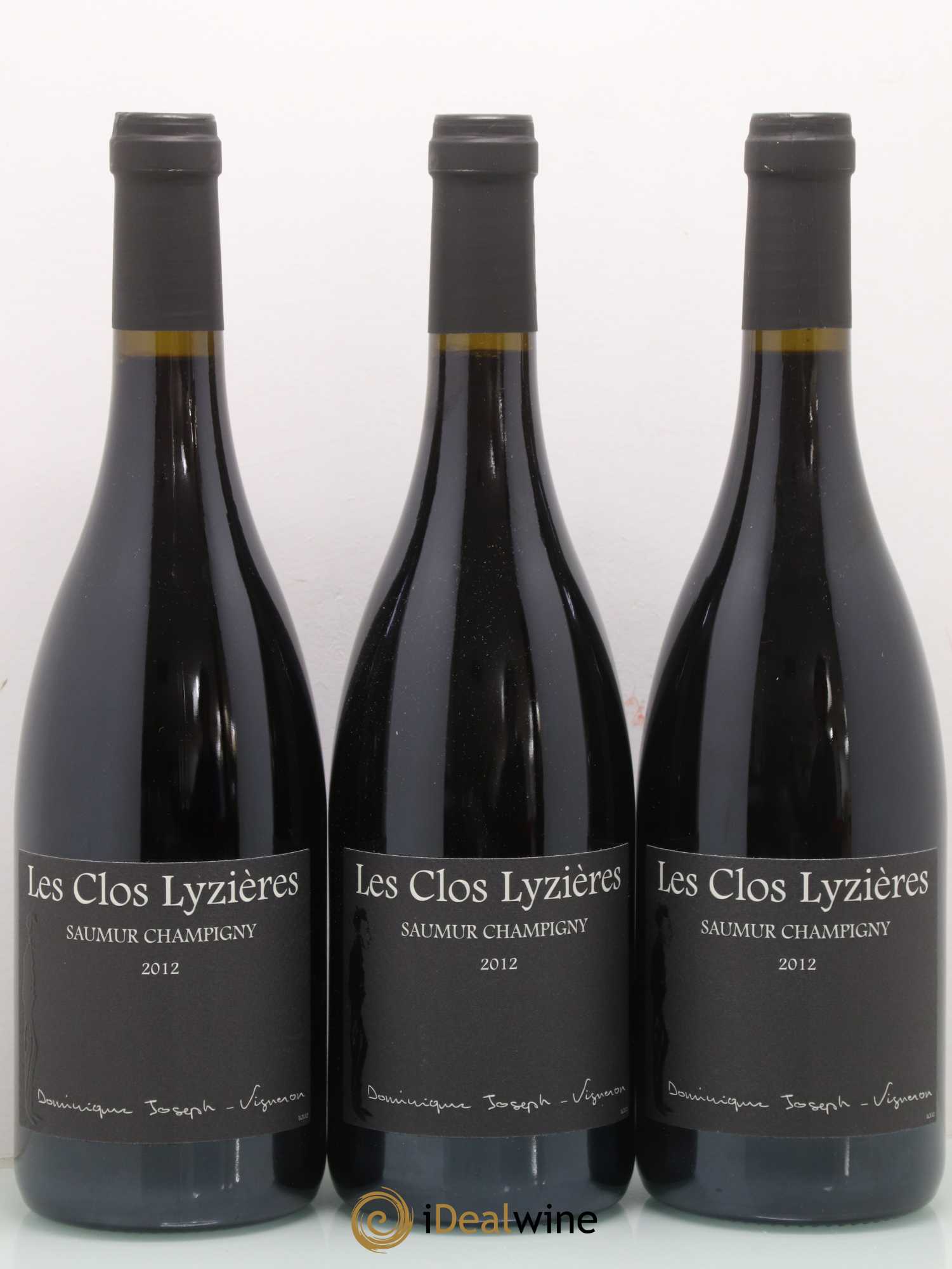 Saumur-Champigny Les Clos Lyzieres Dominique Joseph (sans prix de réserve) 2012 - Posten von 3 Flaschen - 0