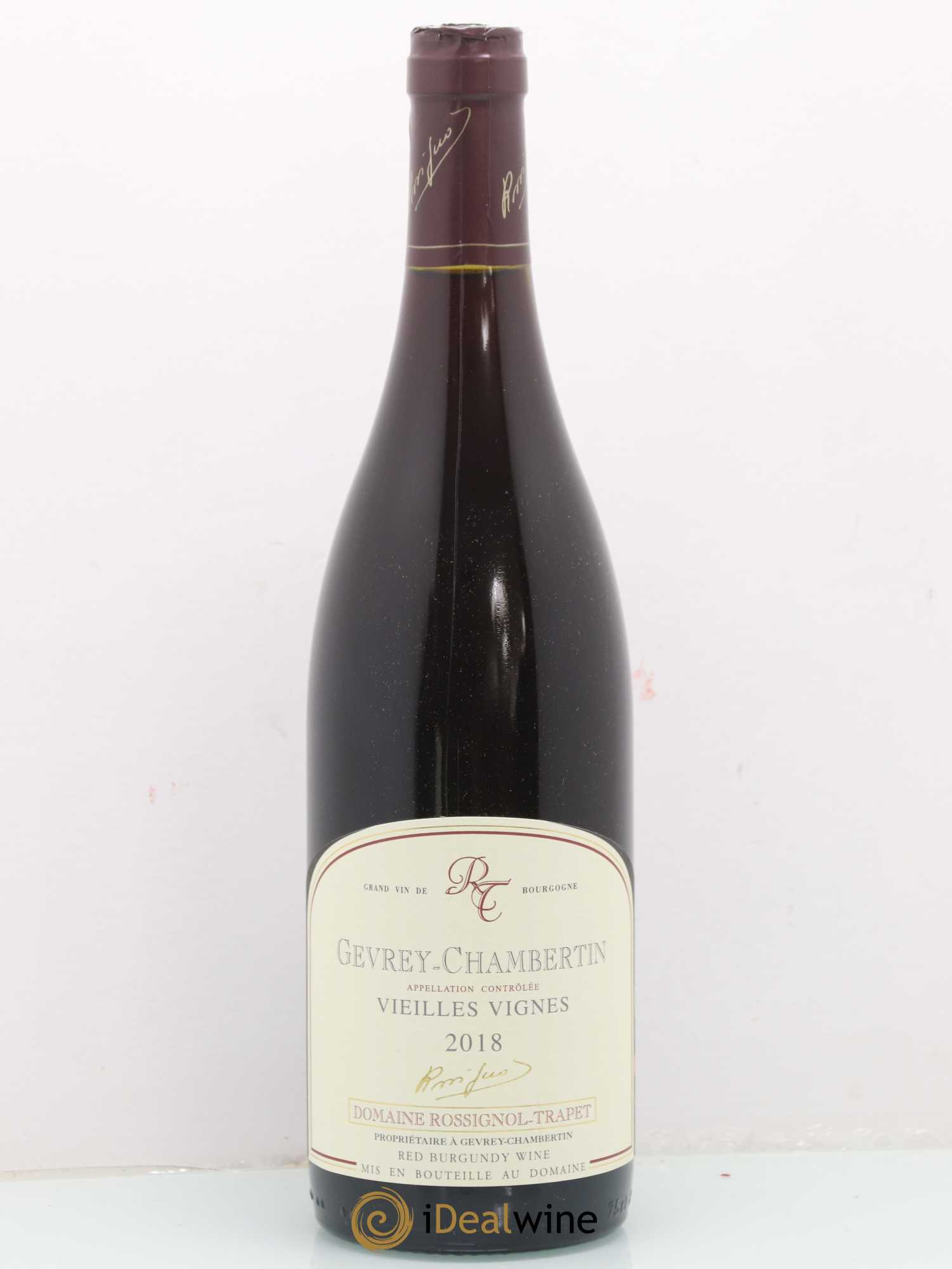 Gevrey-Chambertin Vieilles vignes Rossignol-Trapet (Domaine) 2018 - Lot de 1 bouteille - 0