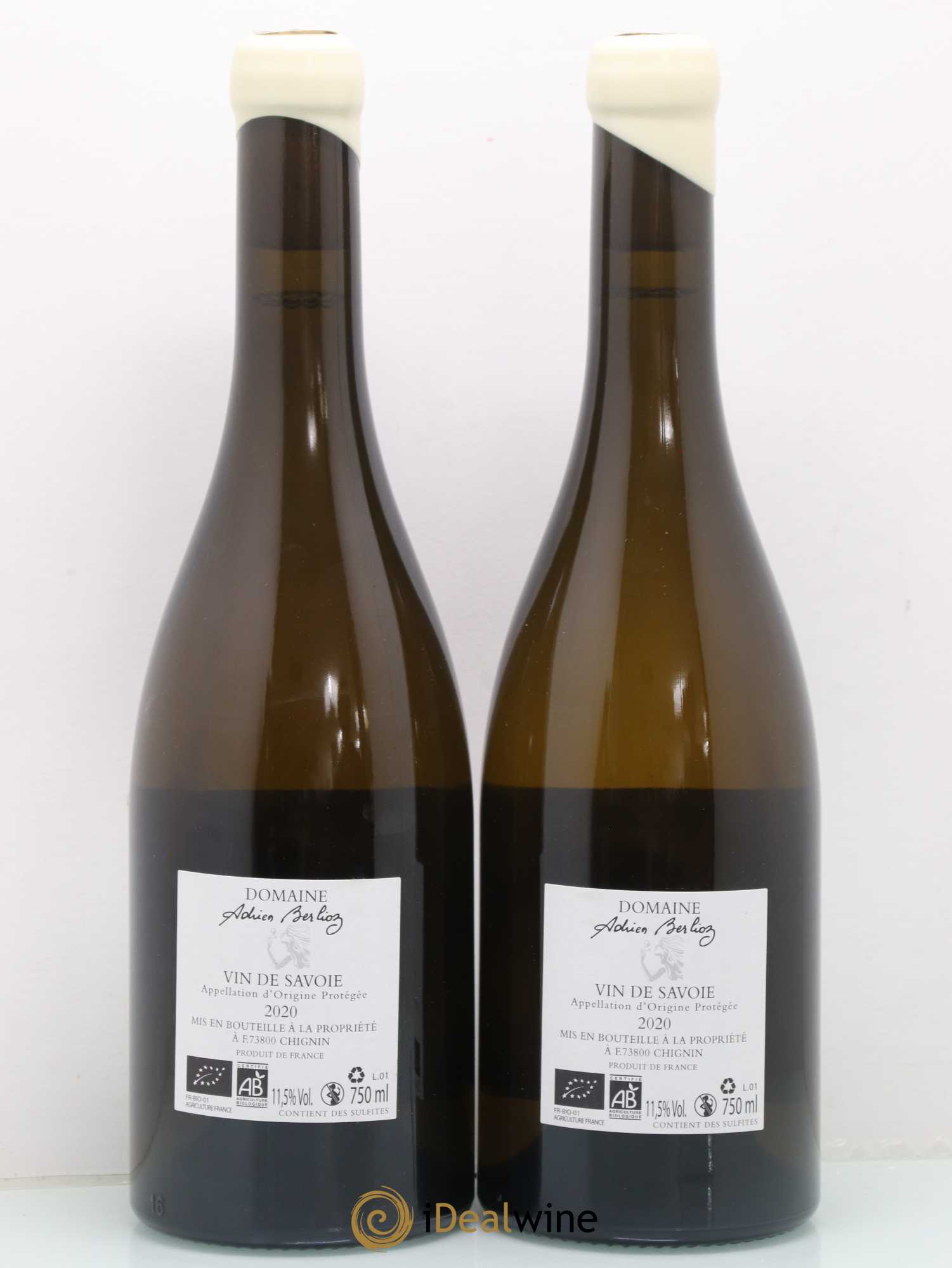 Vin de Savoie Chignin Cuvée des Gueux Adrien Berlioz 2020 - Posten von 2 Flaschen - 1