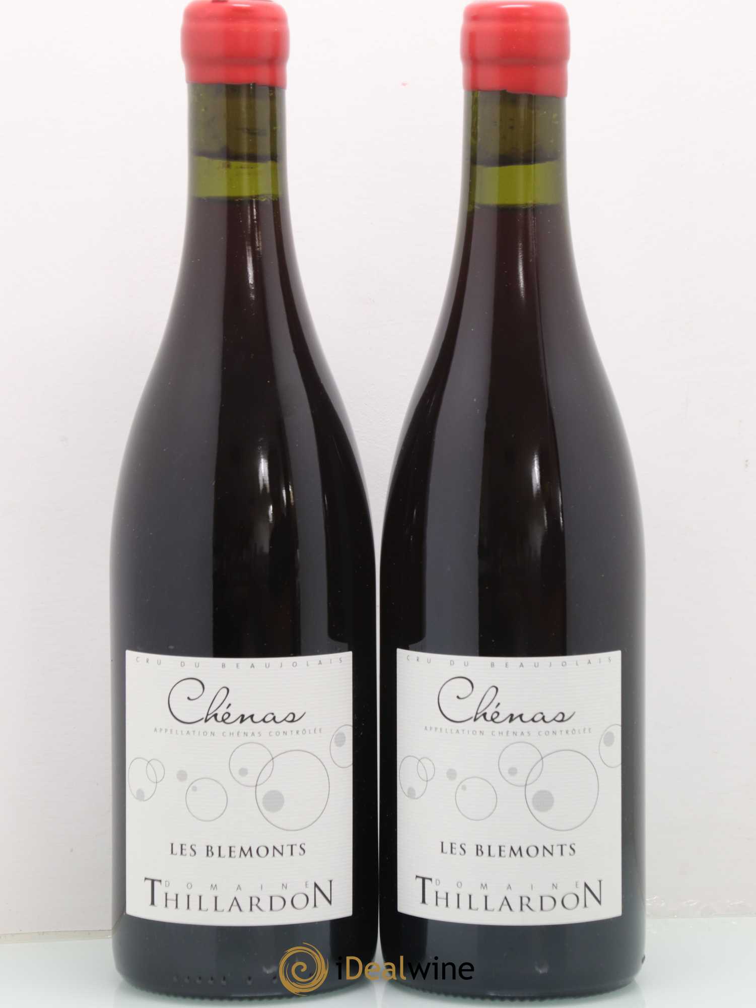 Chénas Les Blémonts Domaine Thillardon (sans prix de réserve) 2018 - Lot de 2 bouteilles - 0