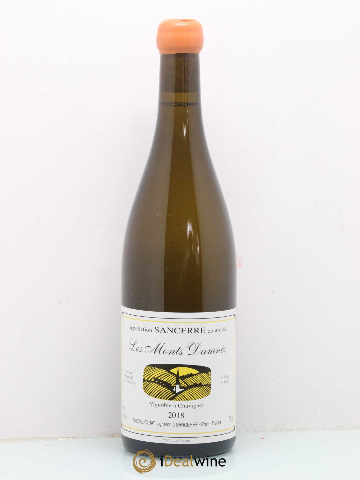 Sancerre Les Monts Damnés Pascal Cotat 2018 - Lot de 1 bouteille - 0