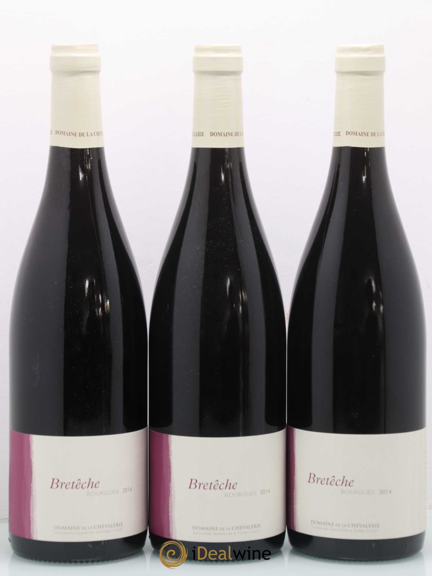 Bourgueil Bretêche Domaine de la Chevalerie (sans prix de réserve) 2014 - Lot de 3 bouteilles - 0