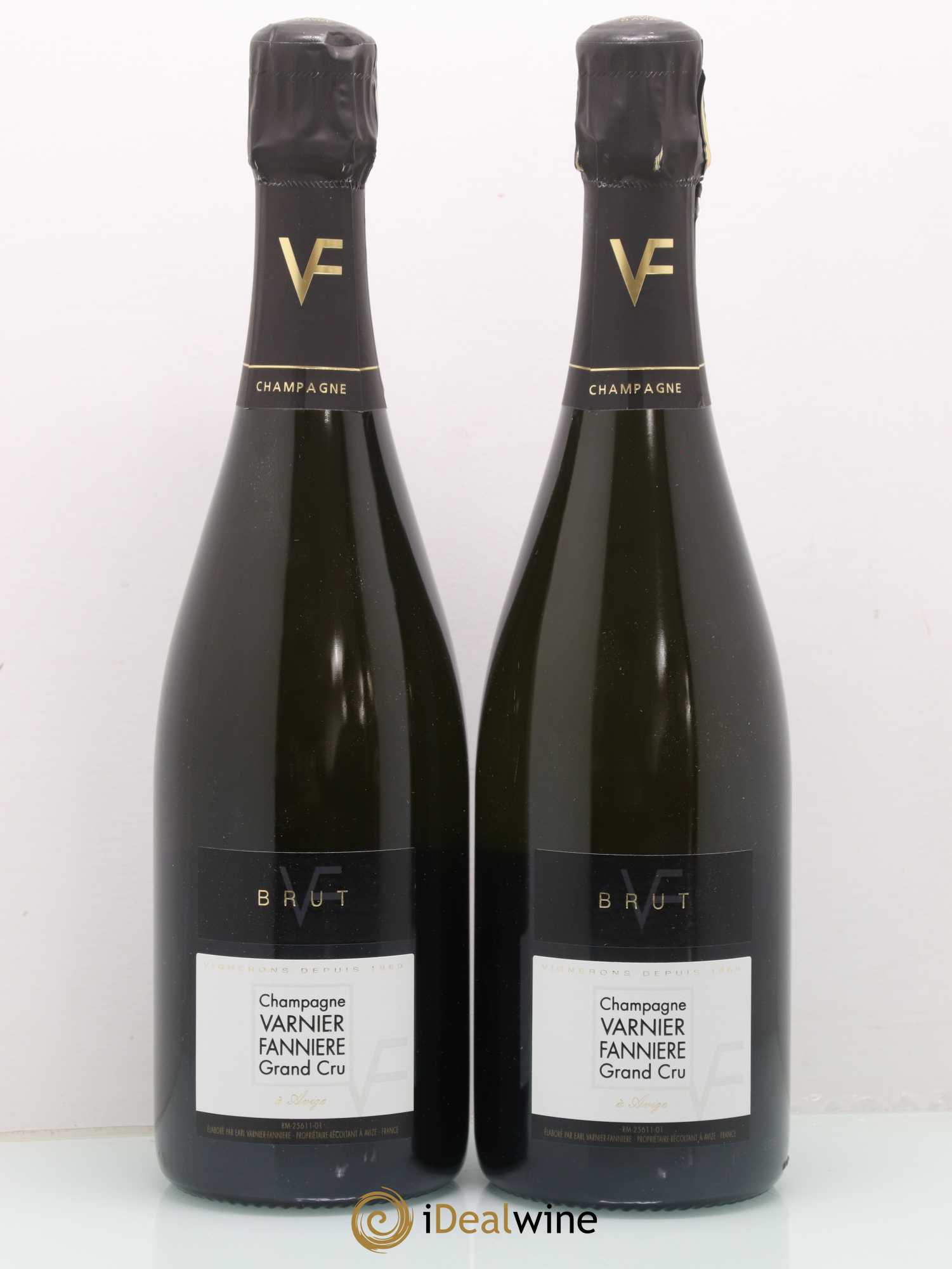Champagne Brut Grand Cru Varnier-Fannière (sans prix de réserve) - Posten von 2 Flaschen - 0