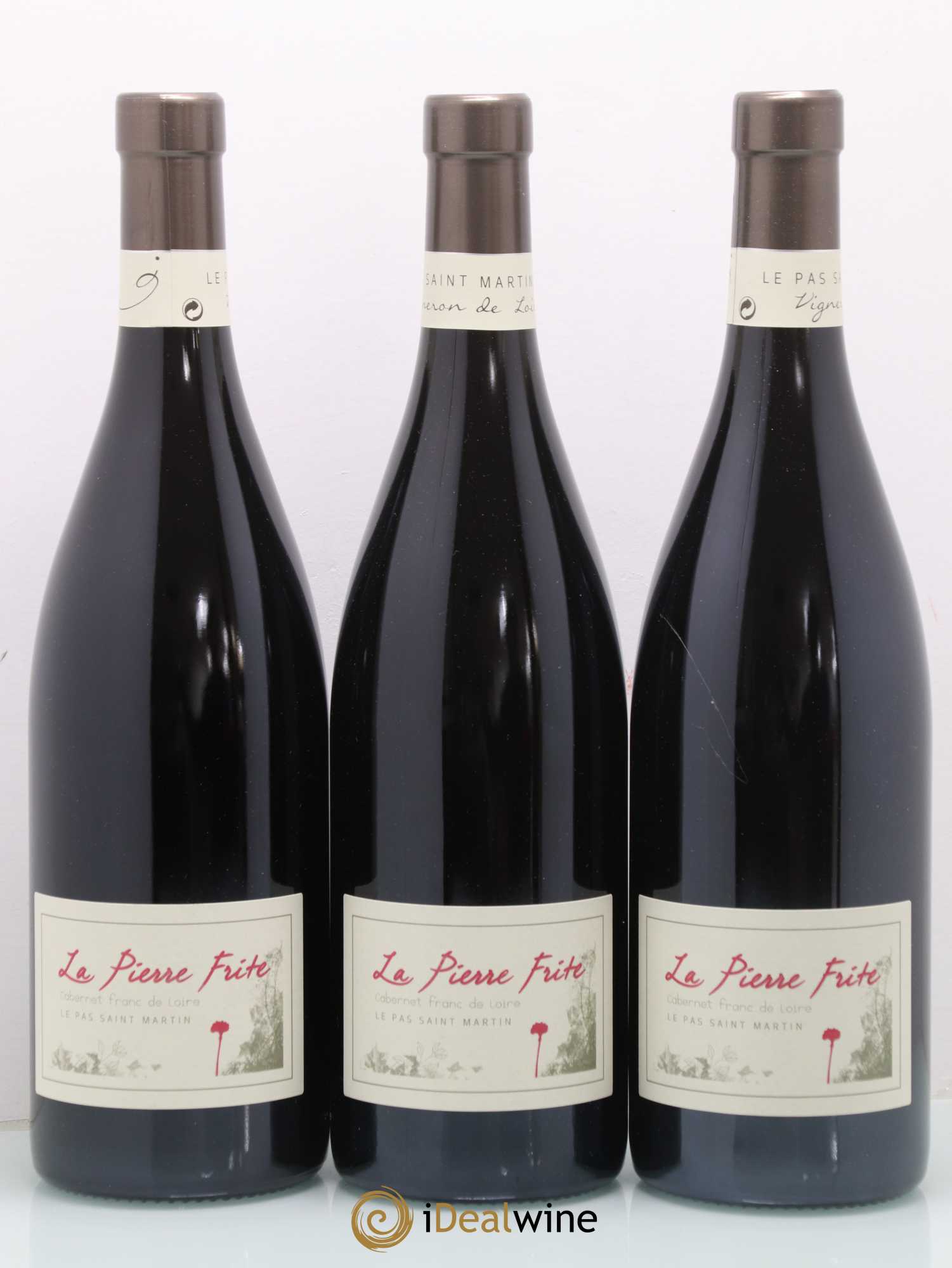 Saumur Pierre Frite Domaine Le Pas Saint Martin (sans prix de réserve) 2018 - Posten von 3 Flaschen - 0