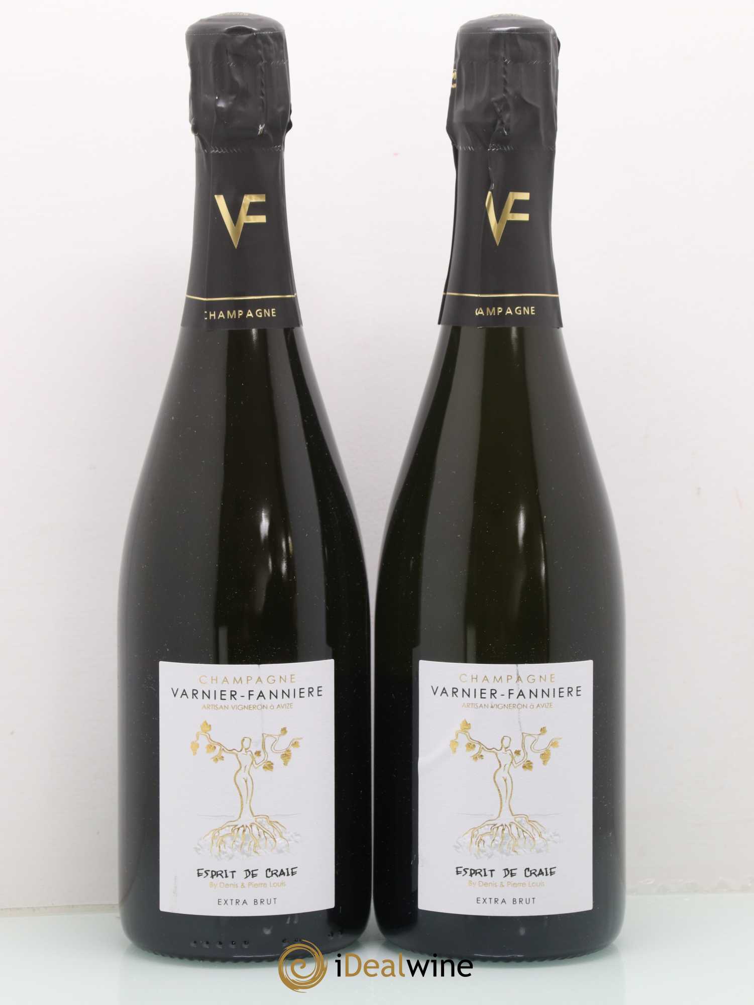 Champagne Extra Brut Esprit de Craie Varnier-Fannière - Lot de 2 bouteilles - 0