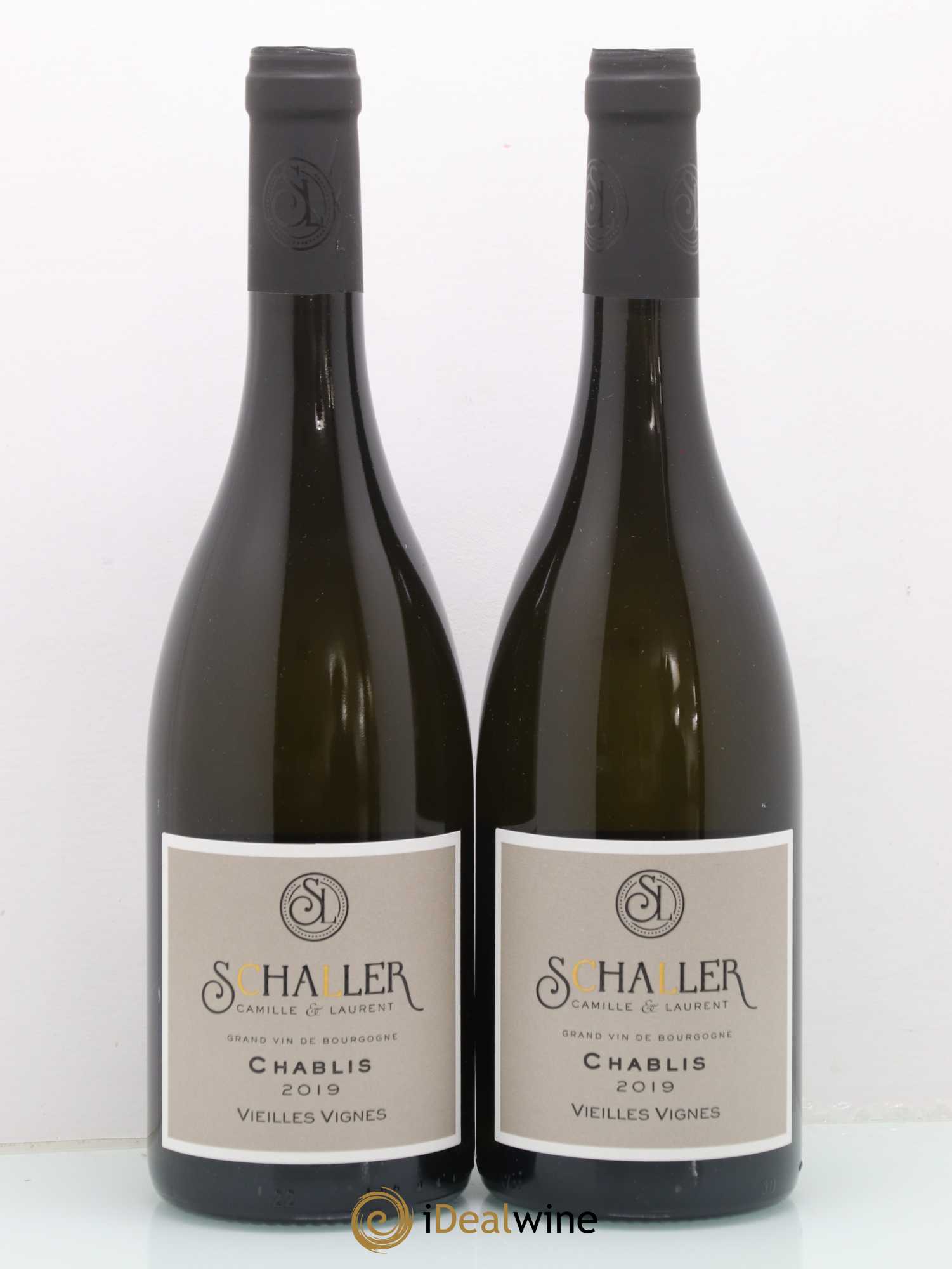 Chablis Vieilles Vignes Camille Et Laurent Schaller 2019 - Posten von 2 Flaschen - 0