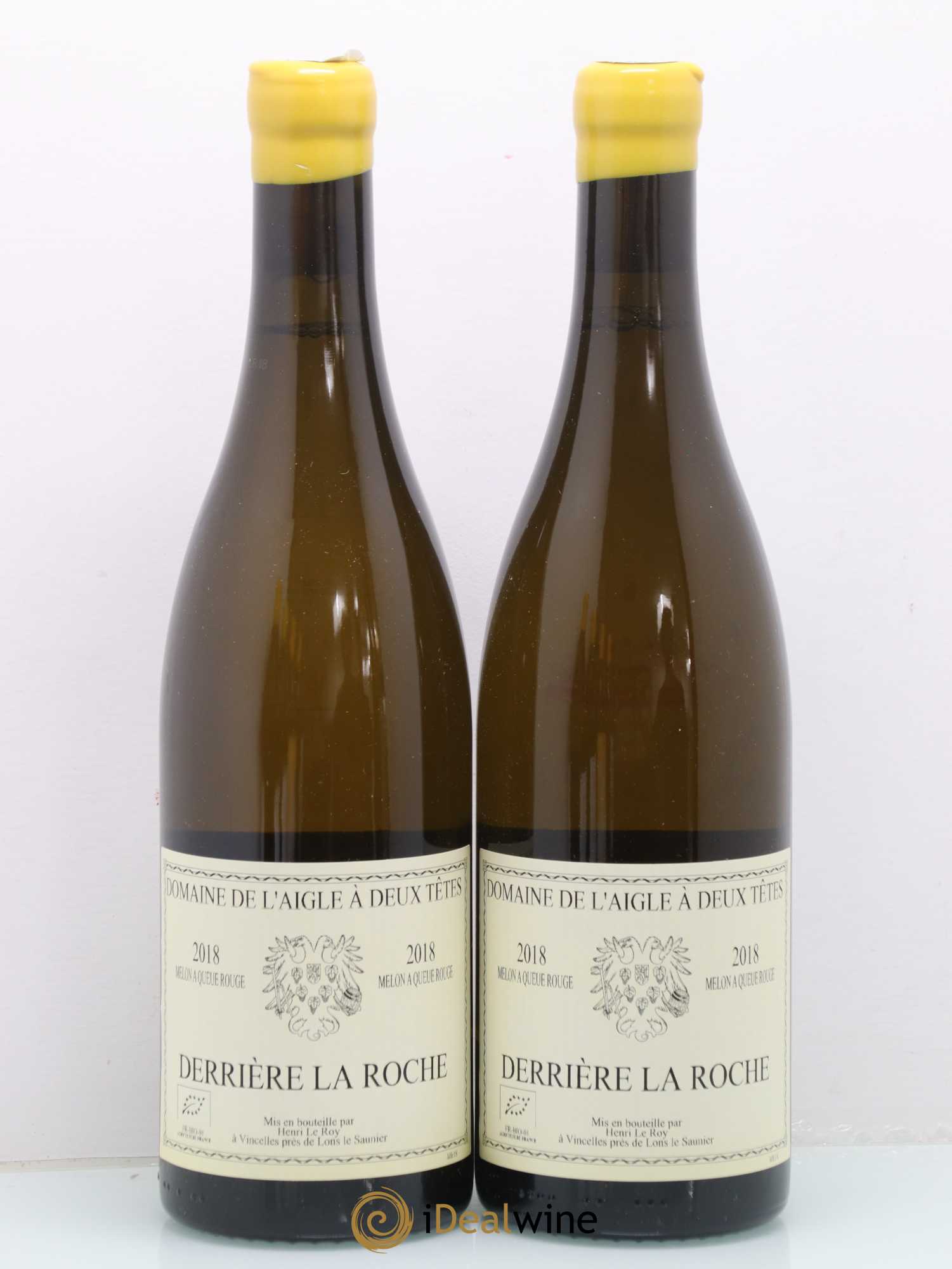 Côtes du Jura Derriere La Roche L'Aigle À Deux Têtes 2018 - Posten von 2 Flaschen - 0