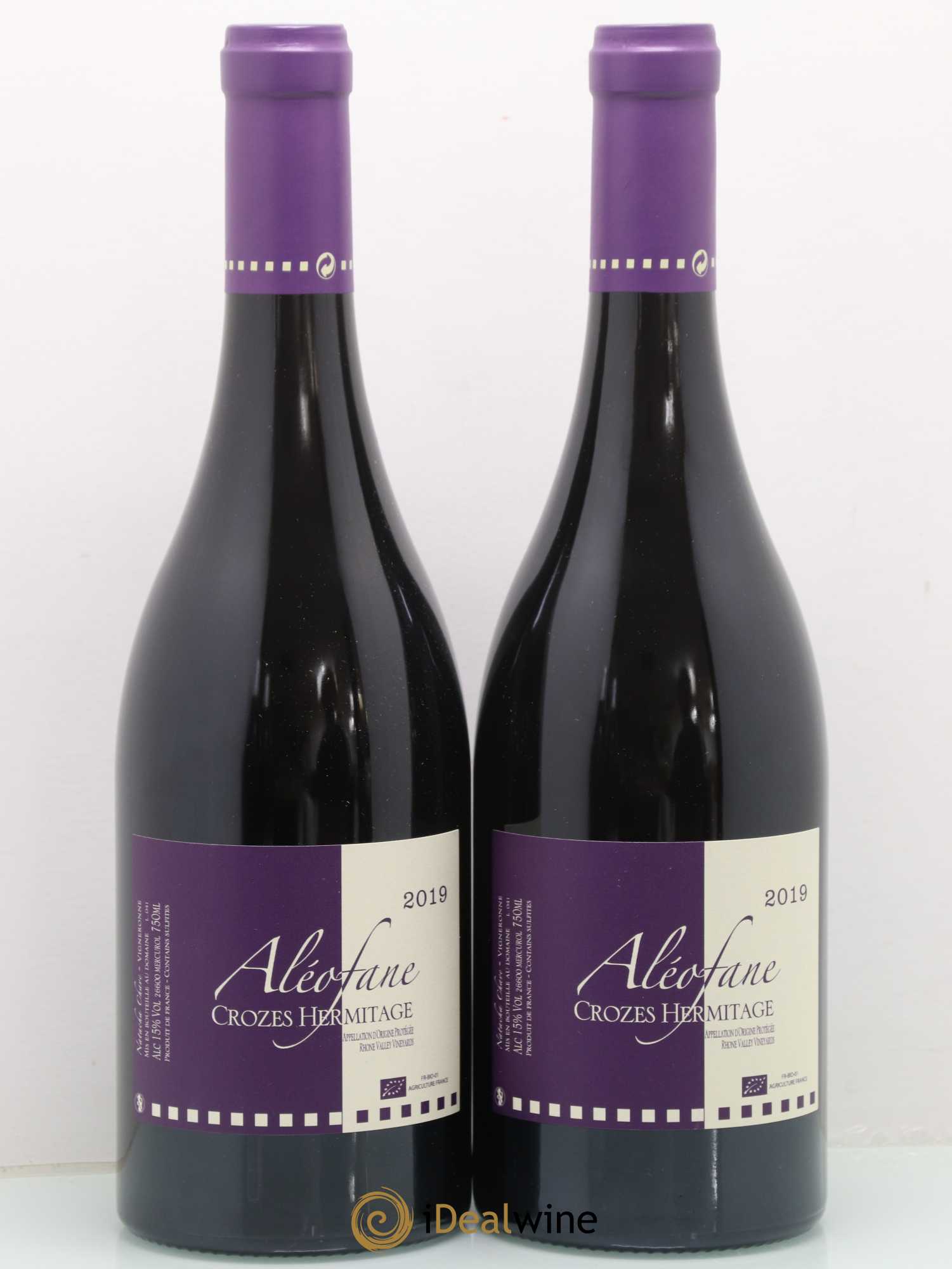 Crozes-Hermitage Aléofane (Domaine) 2019 - Lot de 2 bouteilles - 0