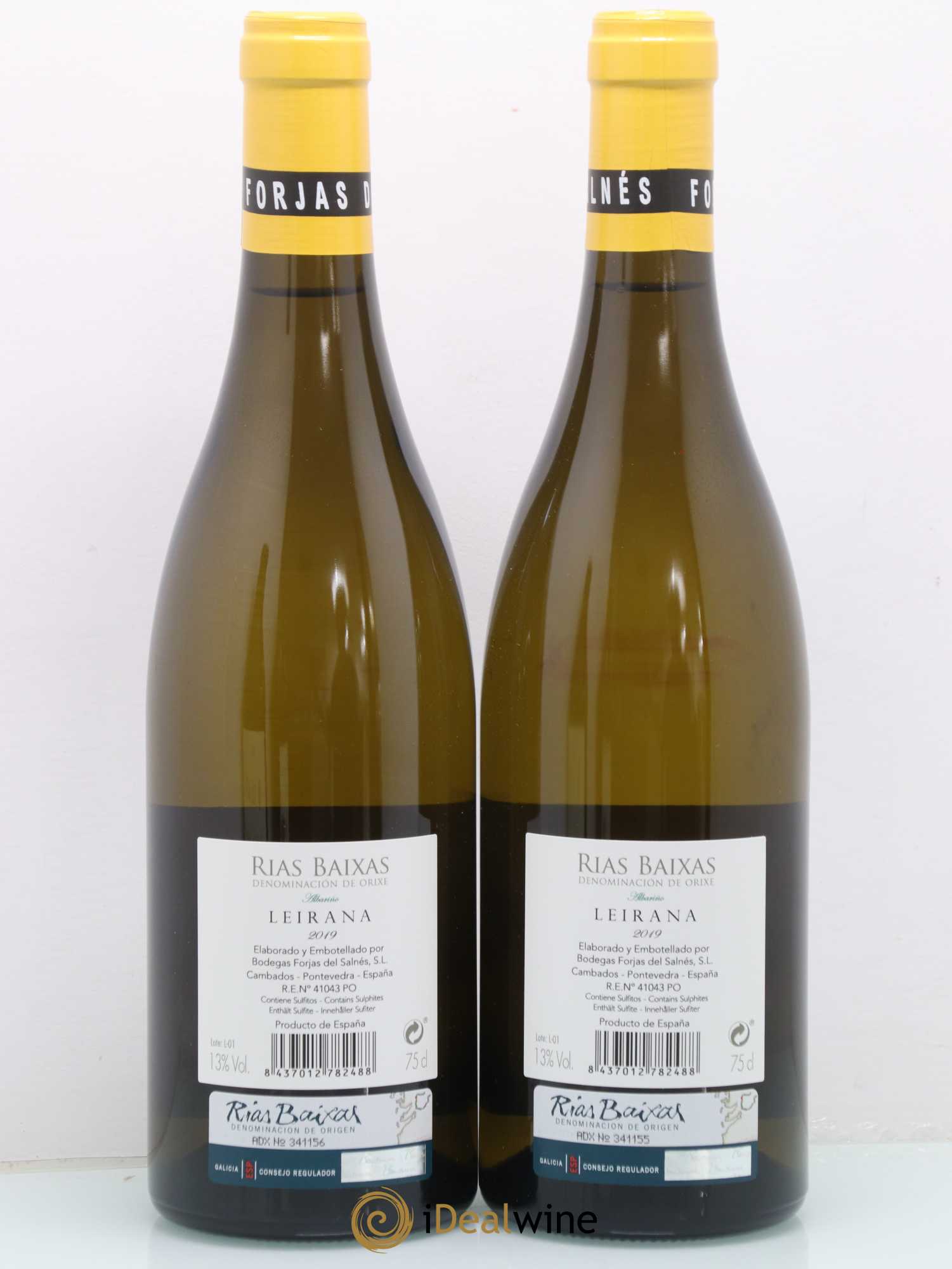 Espagne Rias Baixas Leirana Forjas Del Salnes 2019 - Posten von 2 Flaschen - 1