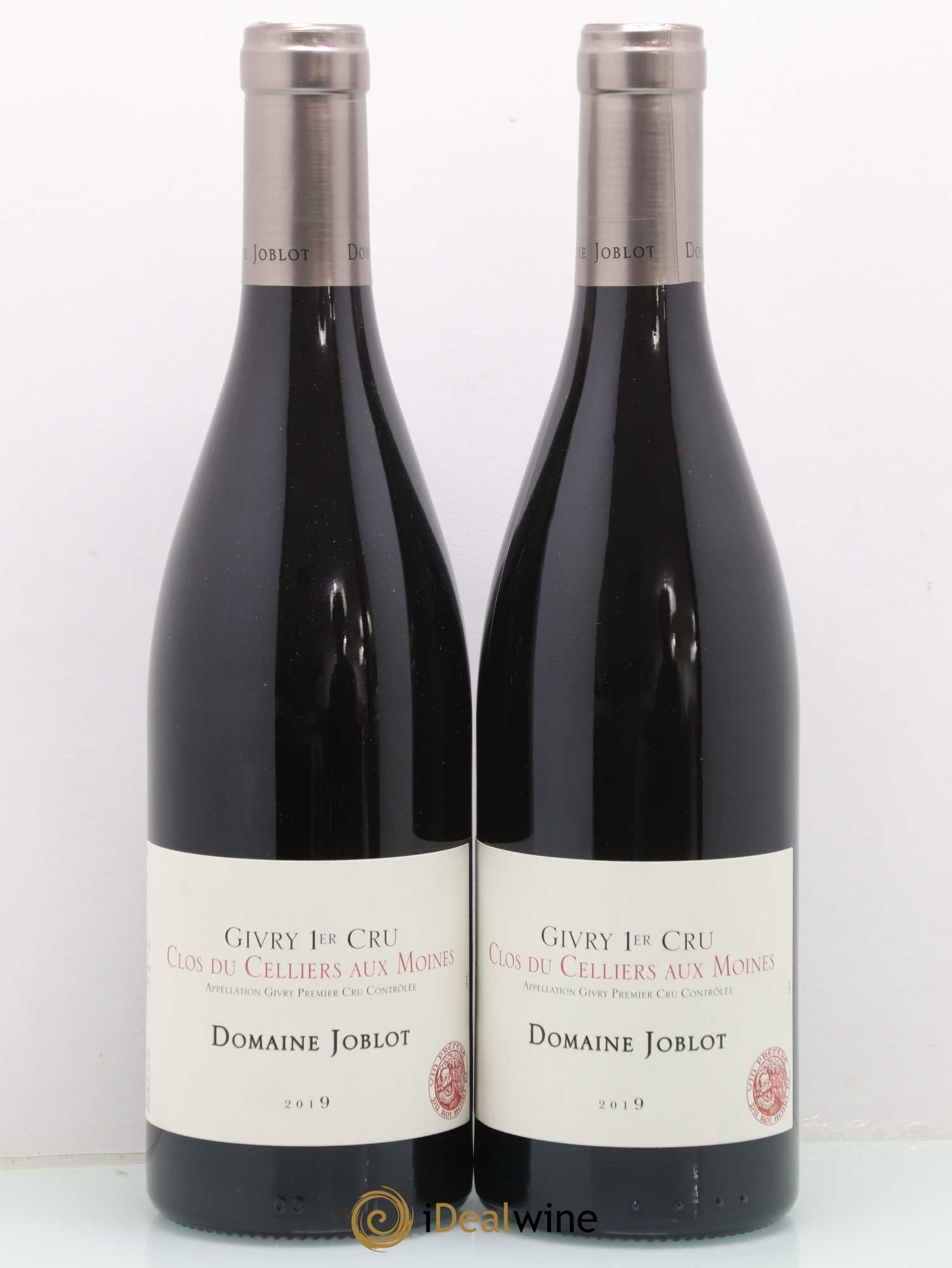 Givry 1er Cru Clos du Cellier aux Moines Joblot (Domaine) 2019 - Lot de 2 bouteilles - 0