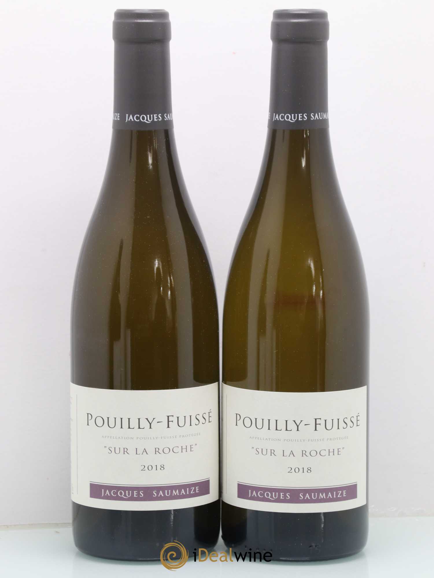 Pouilly-Fuissé Sur la Roche Jacques et Nathalie Saumaize 2018 - Lot de 2 bouteilles - 0