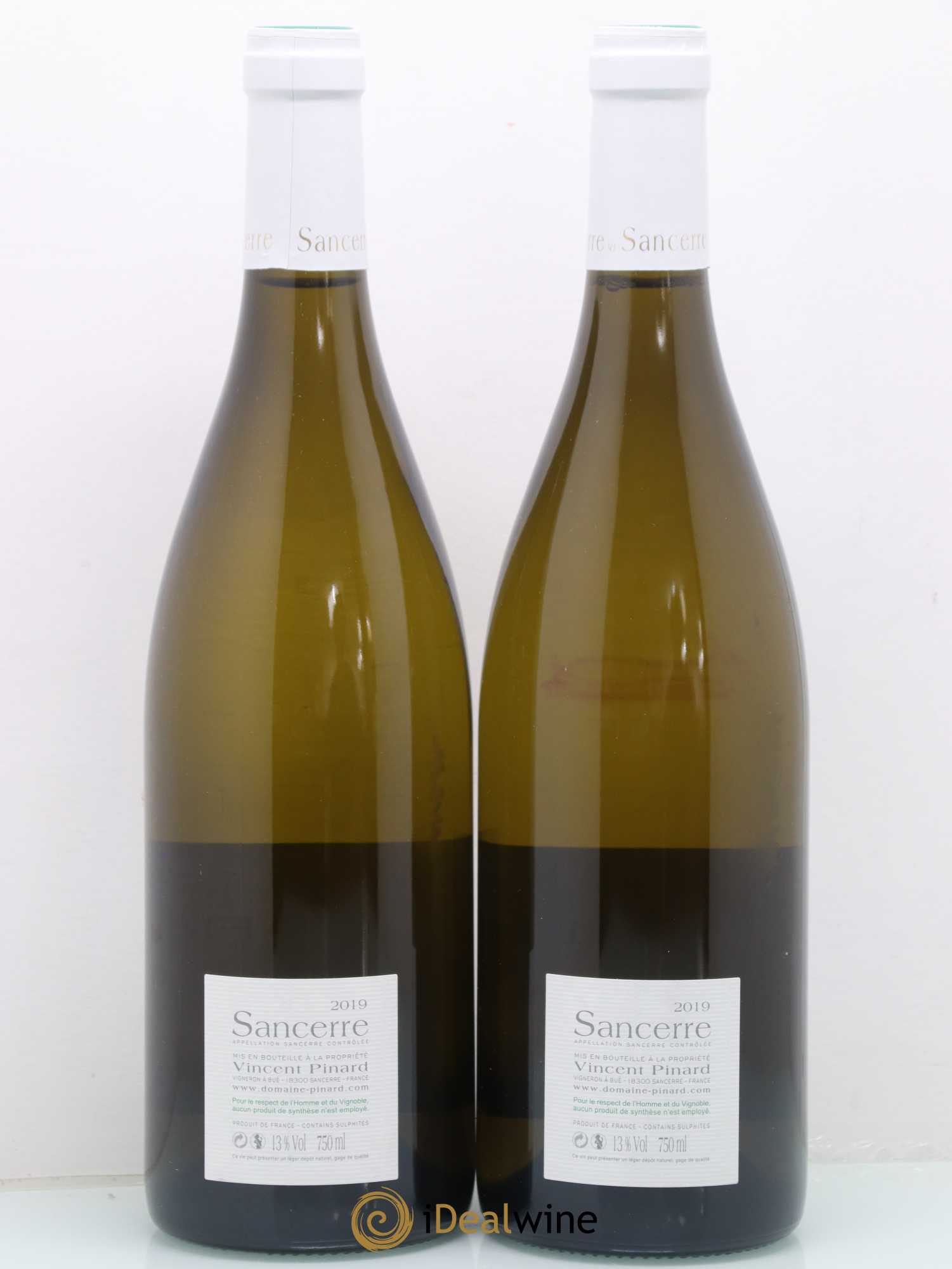 Sancerre Florès Vincent Pinard 2019 - Lot de 2 bouteilles - 1