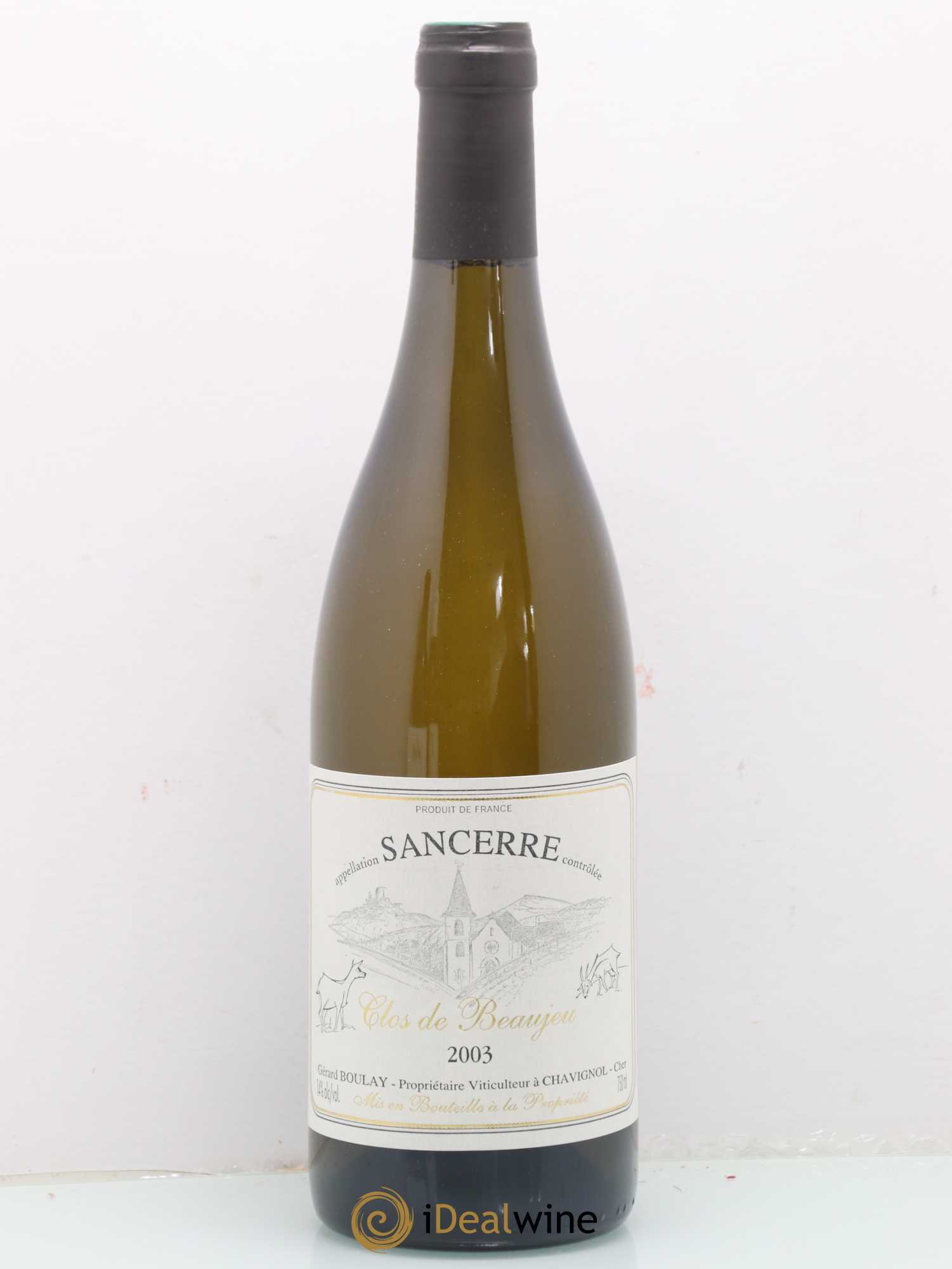 Sancerre Clos de Beaujeu Gérard Boulay 2003 - Lot de 1 bouteille - 0