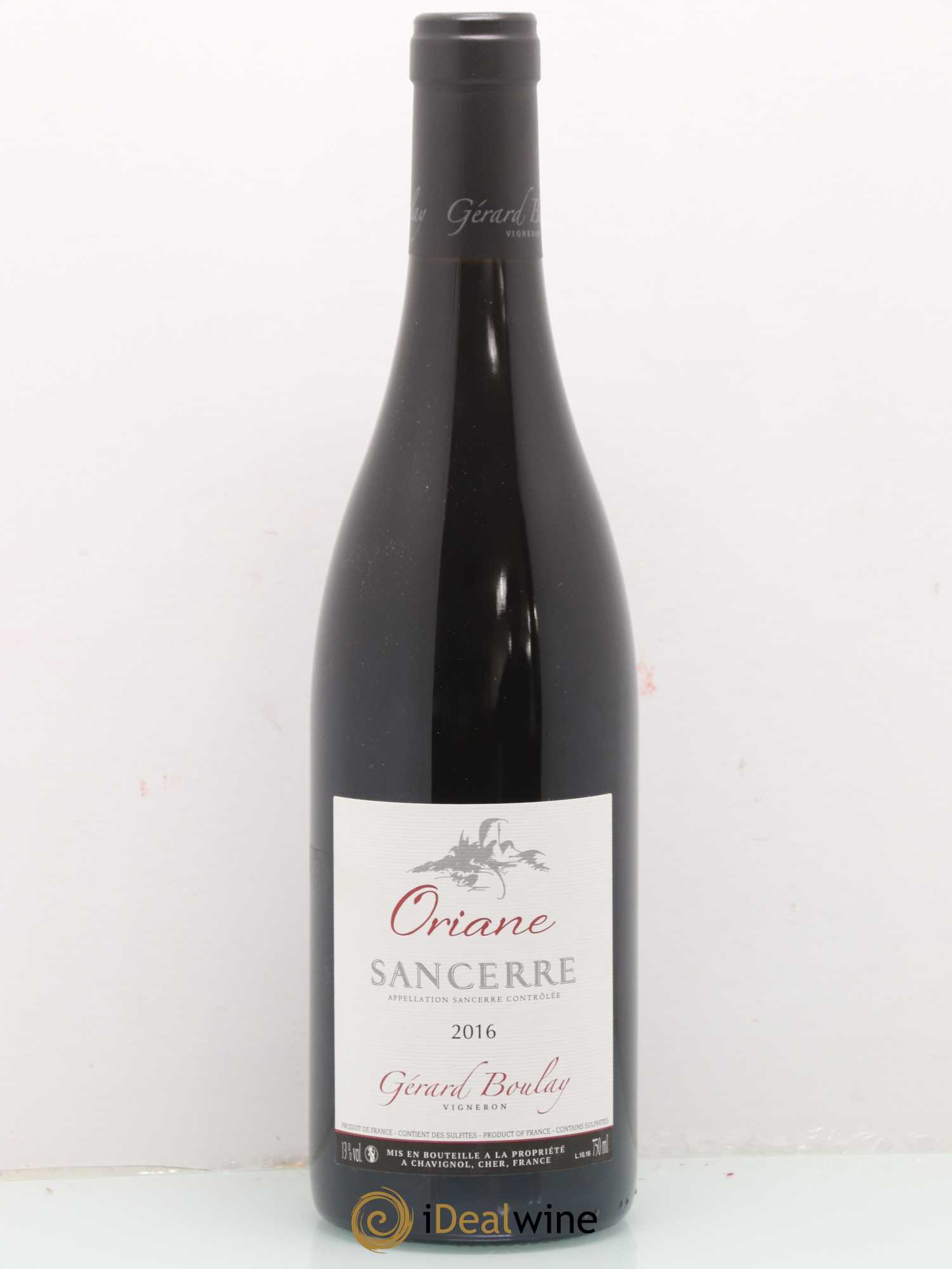 Sancerre Oriane Gérard Boulay (sans prix de réserve) 2016 - Lot de 1 bouteille - 0