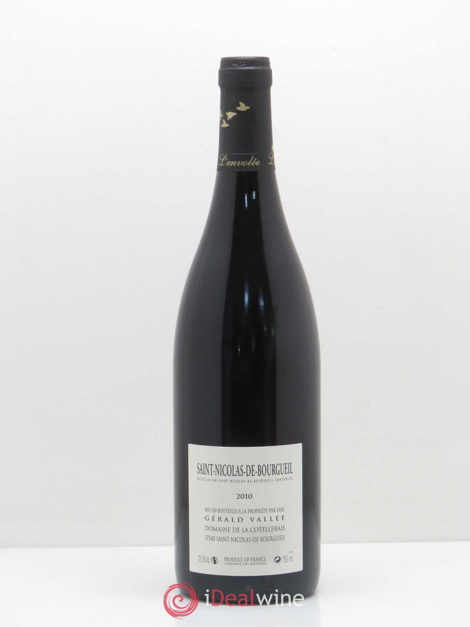 Saint-Nicolas de Bourgueil L'Envolée Domaine de La Cotelleraie 2010 - Posten von 1 Flasche - 1