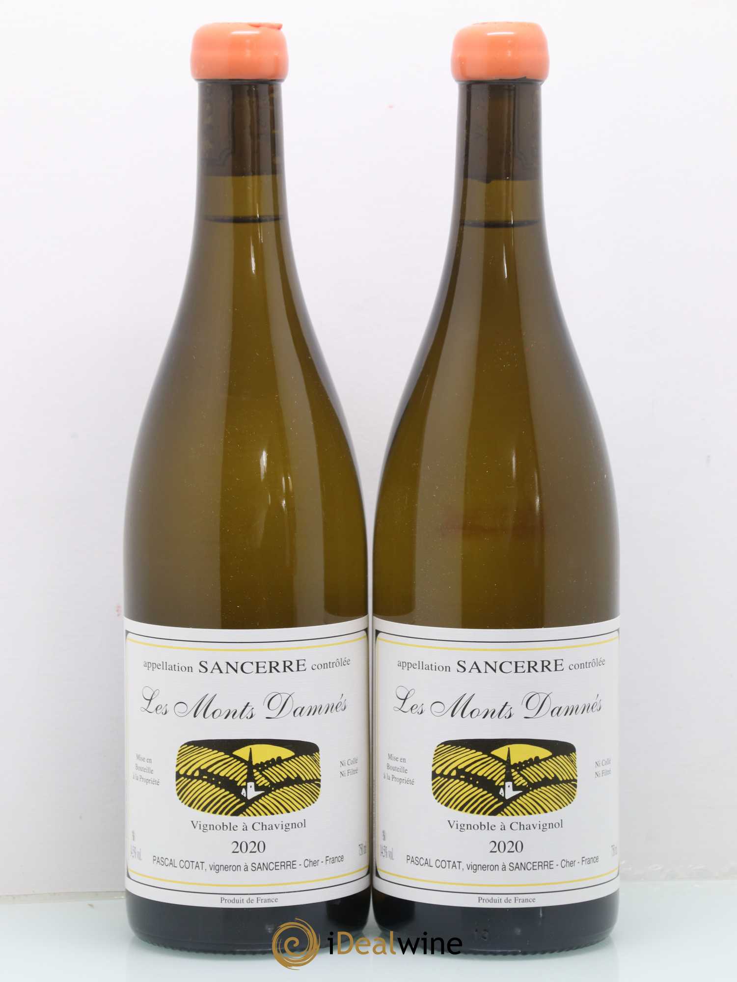 Sancerre Les Monts Damnés Pascal Cotat 2020 - Lot de 2 bouteilles - 0