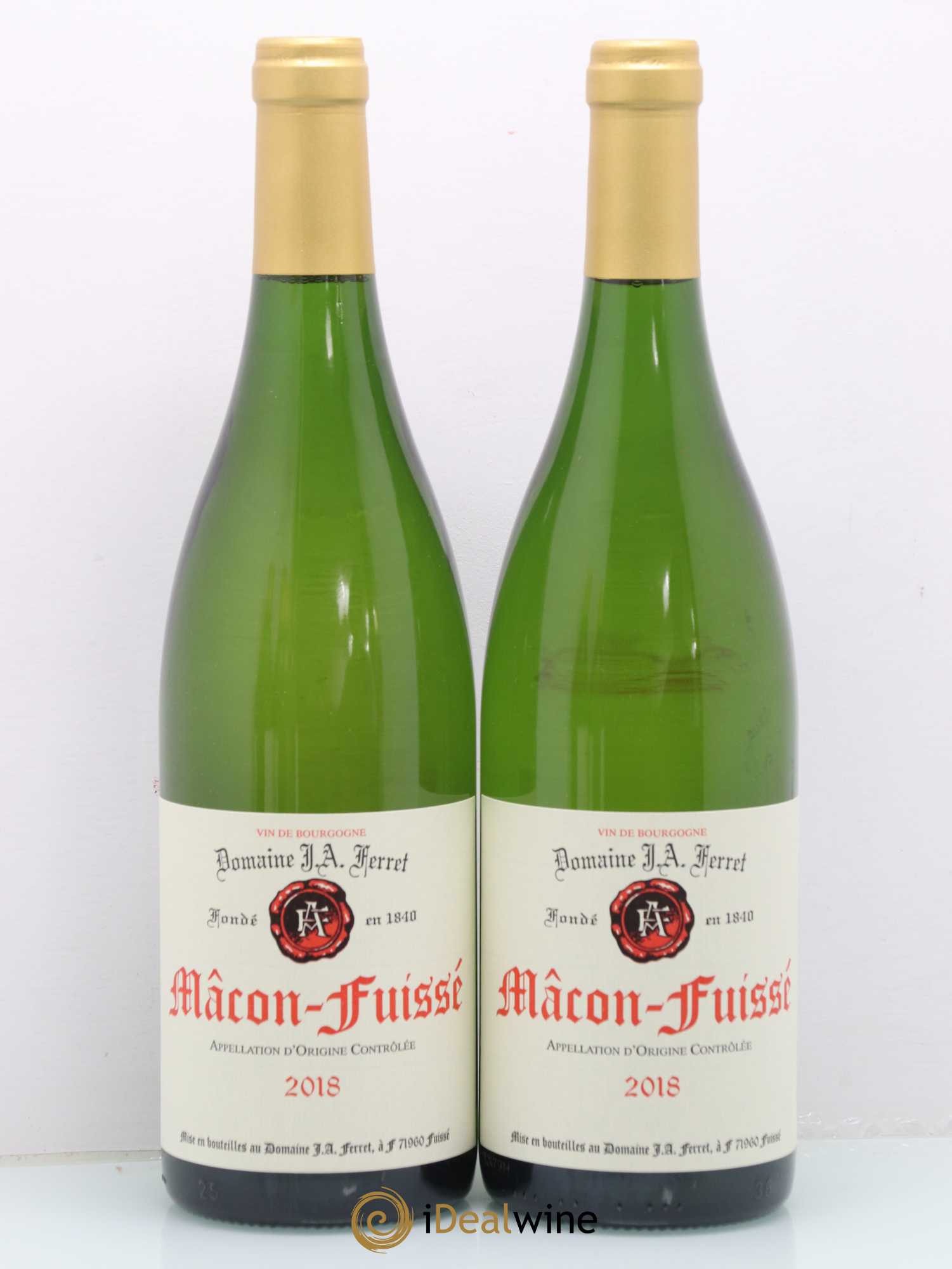 Mâcon-Fuissé J.A. Ferret (Domaine) 2018 - Lot de 2 bouteilles - 0