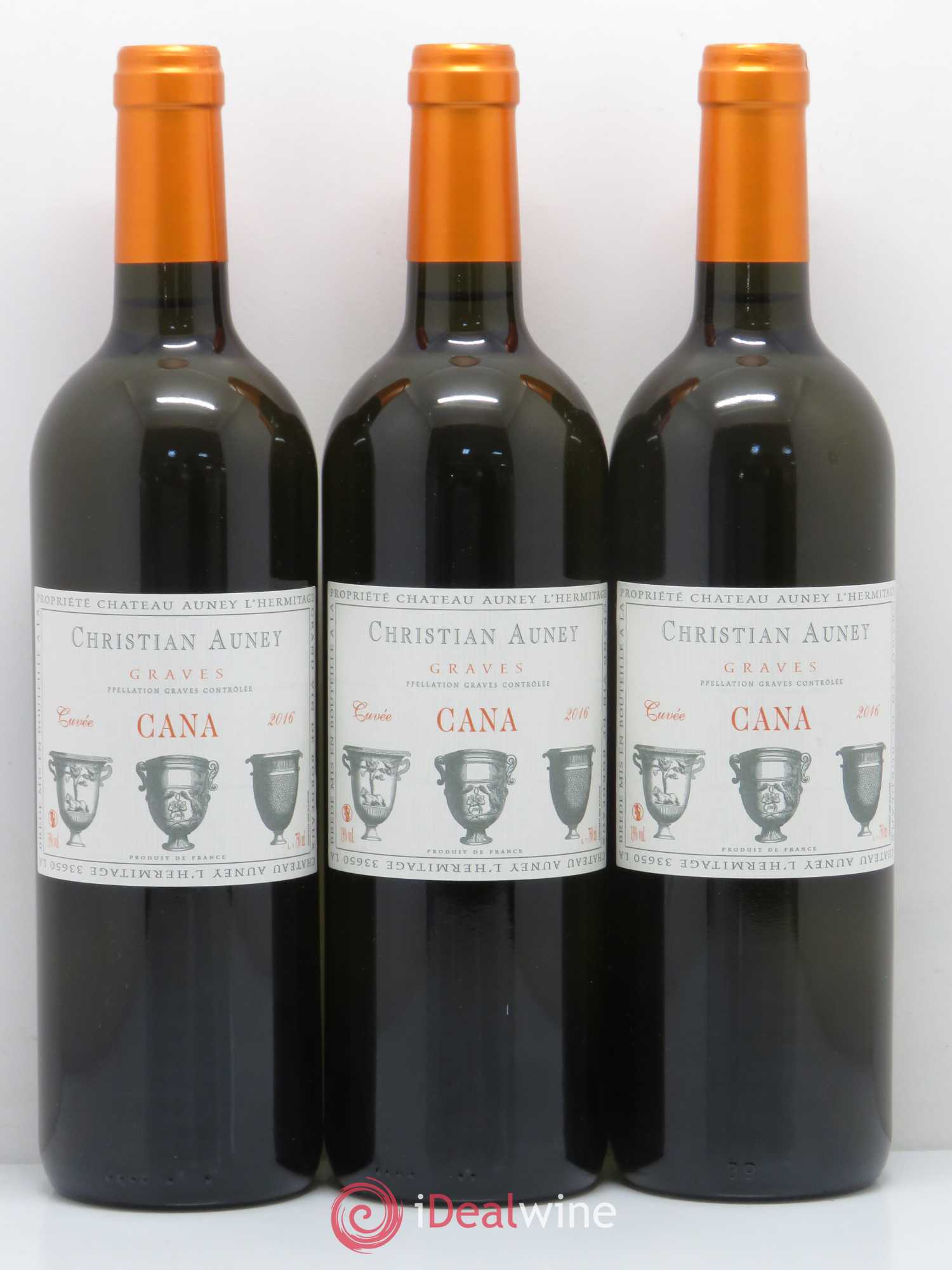 Graves Cana Château Auney l'Hermitage  (sans prix de réserve) 2016 - Posten von 6 Flaschen - 1