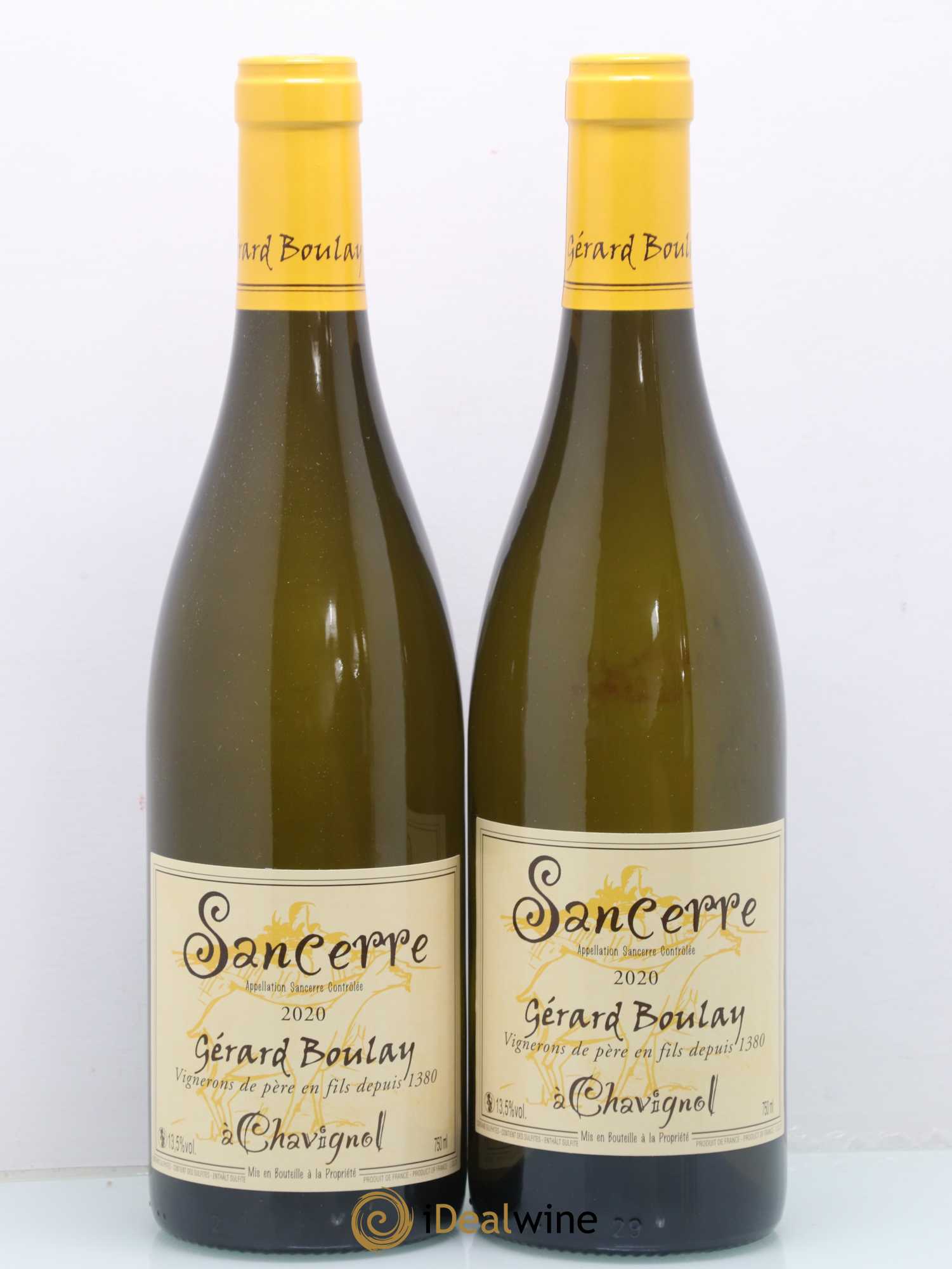 Sancerre Gérard Boulay 2020 - Lot de 2 bouteilles - 0