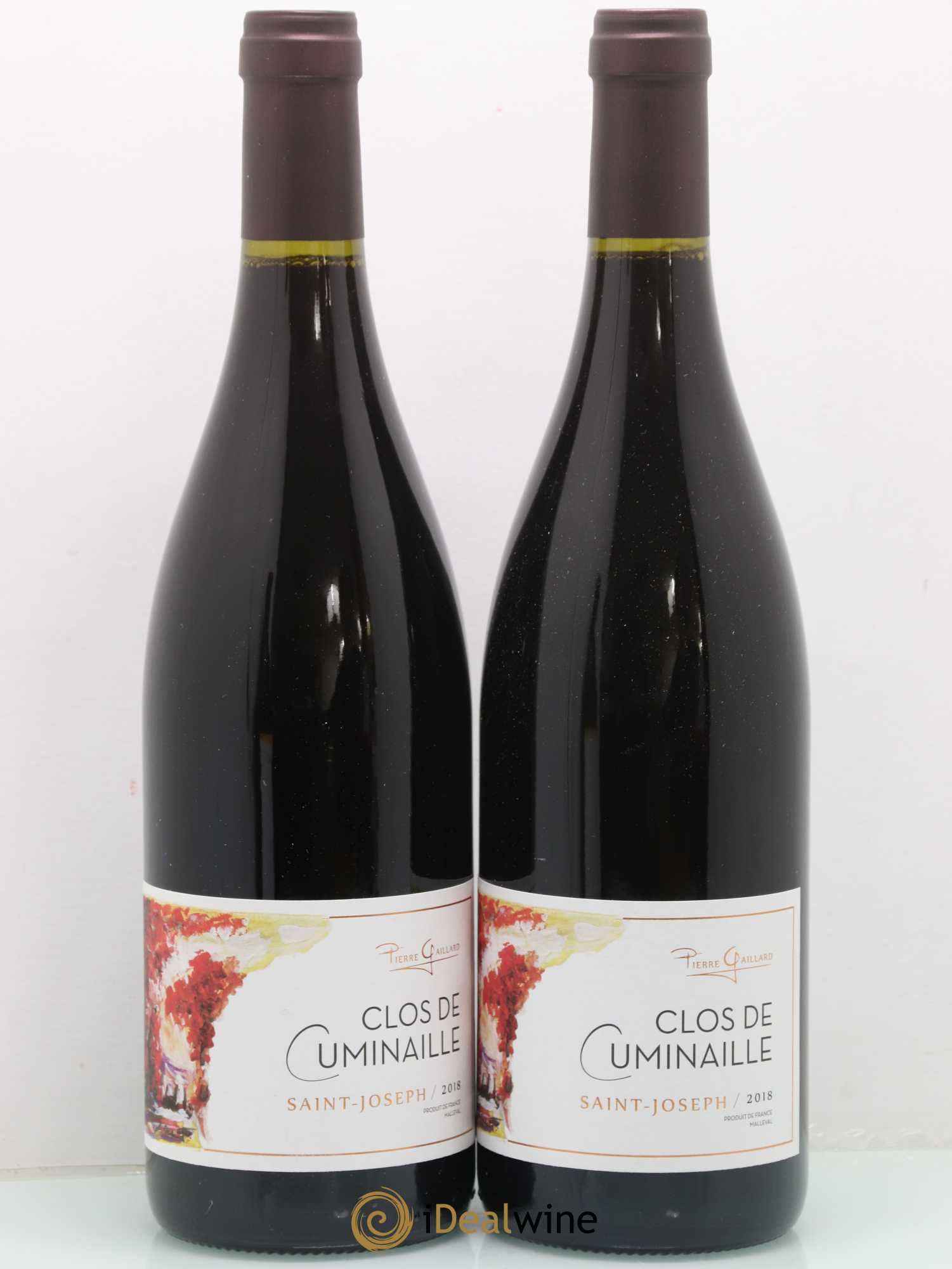 Saint-Joseph Clos de Cuminaille Pierre Gaillard 2018 - Lot de 2 bouteilles - 0