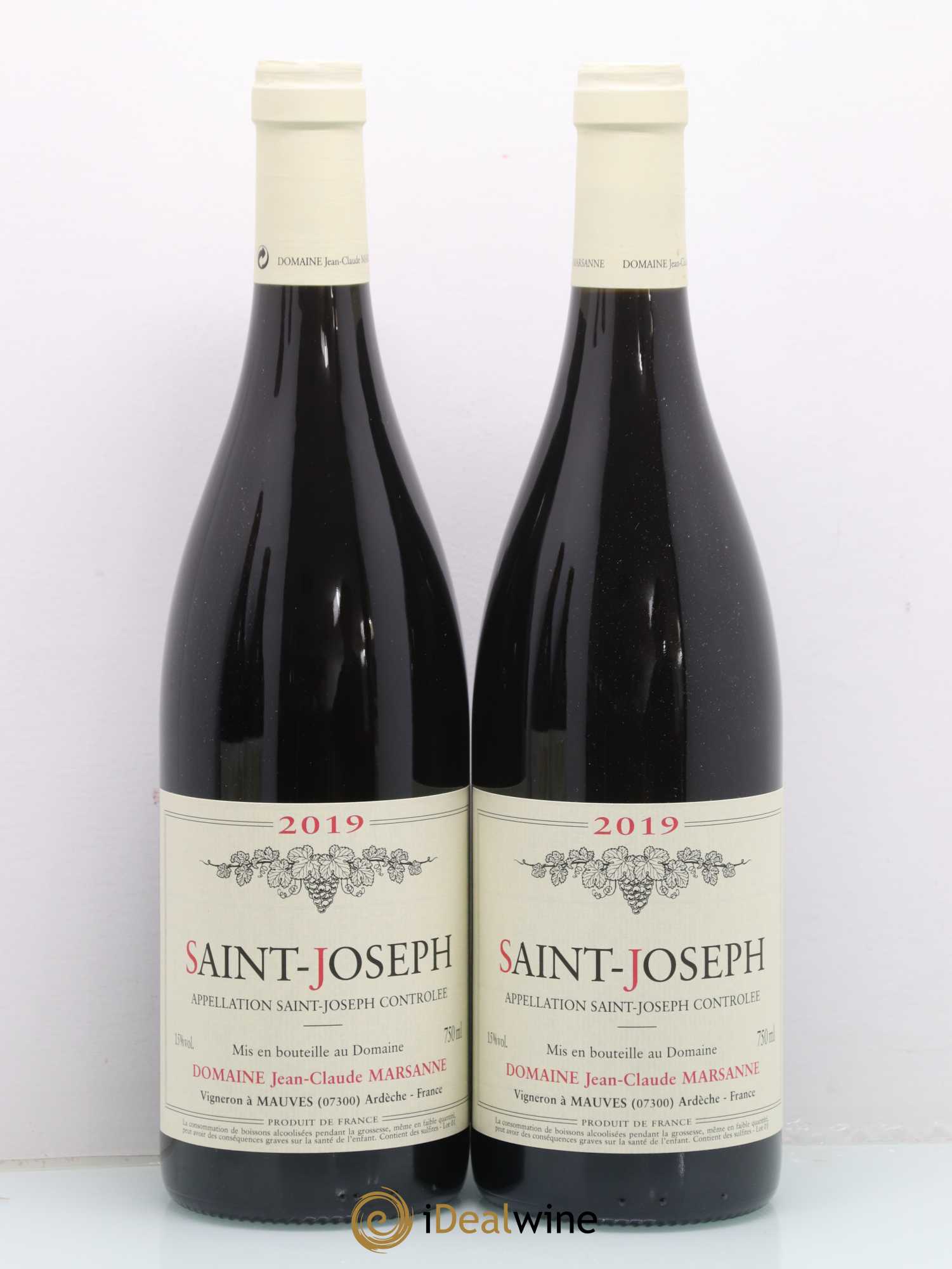 Saint-Joseph Jean-Claude Marsanne (Domaine) 2019 - Lot de 2 bouteilles - 0