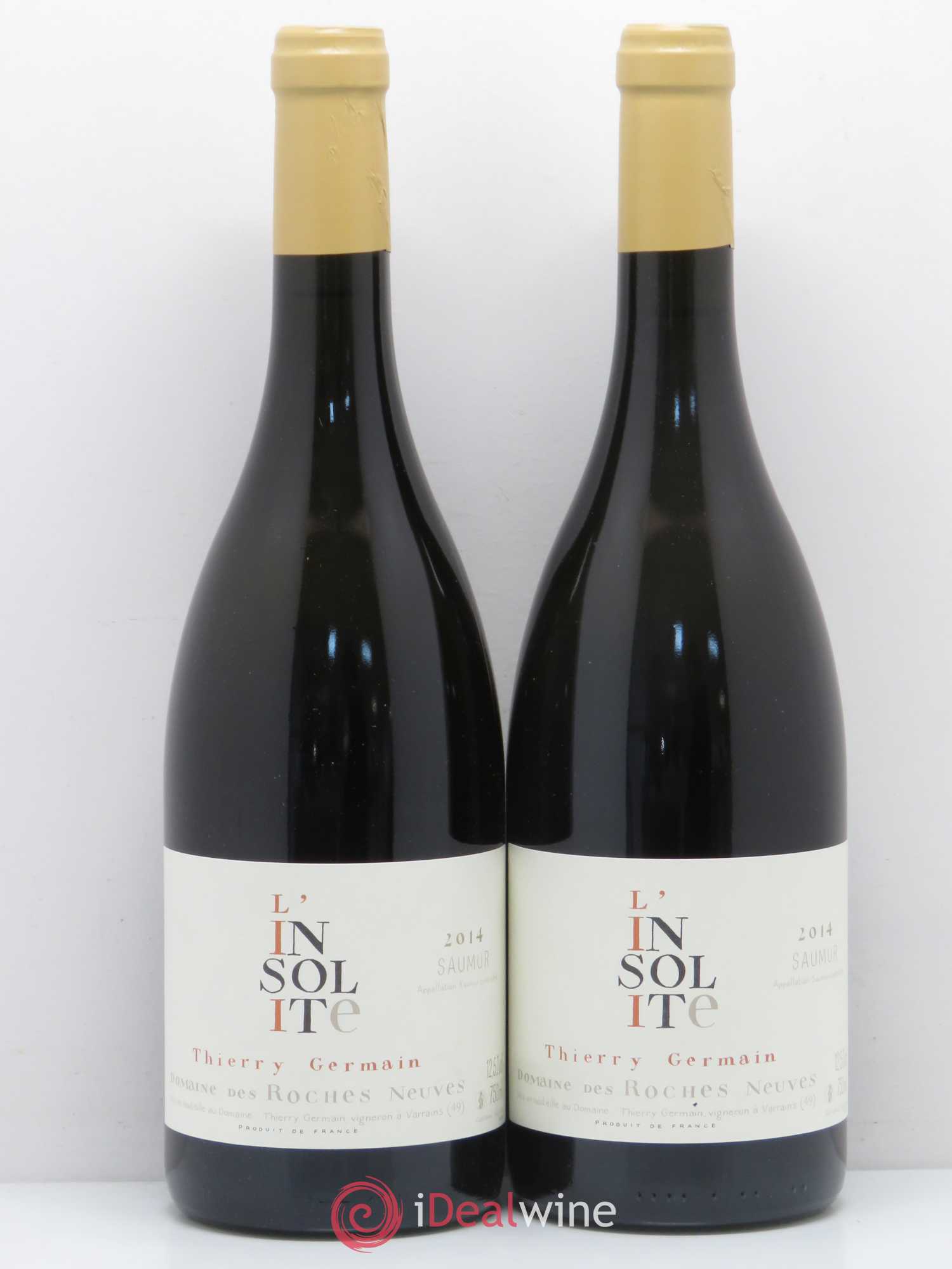 Saumur Insolite Domaine des Roches Neuves - Thierry Germain 2014 - Posten von 2 Flaschen - 0