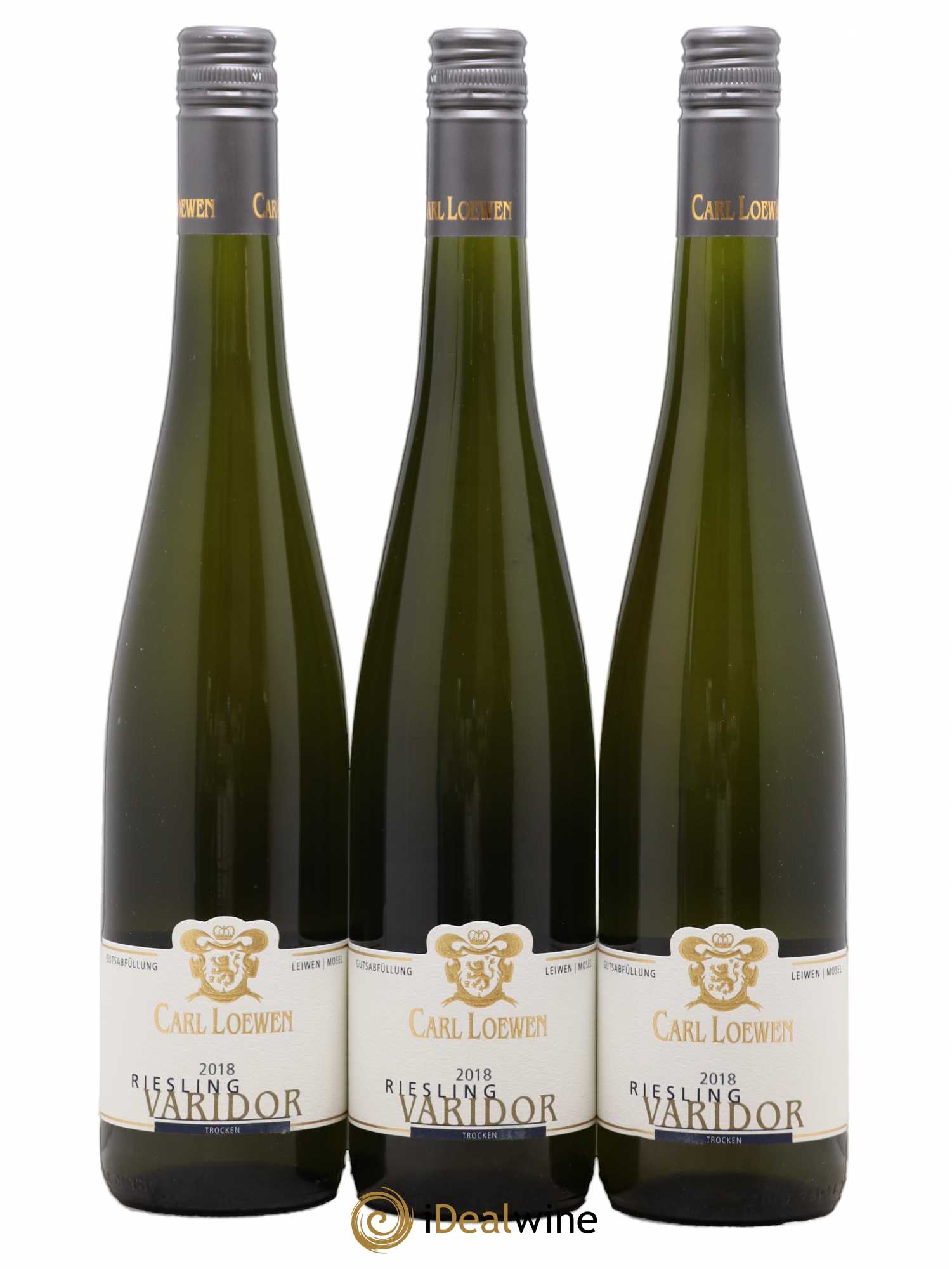 Allemagne Mosel-Saar Riesling Trocken Carl Loewen Varidor (sans prix de réserve) 2018 - Posten von 3 Flaschen - 0